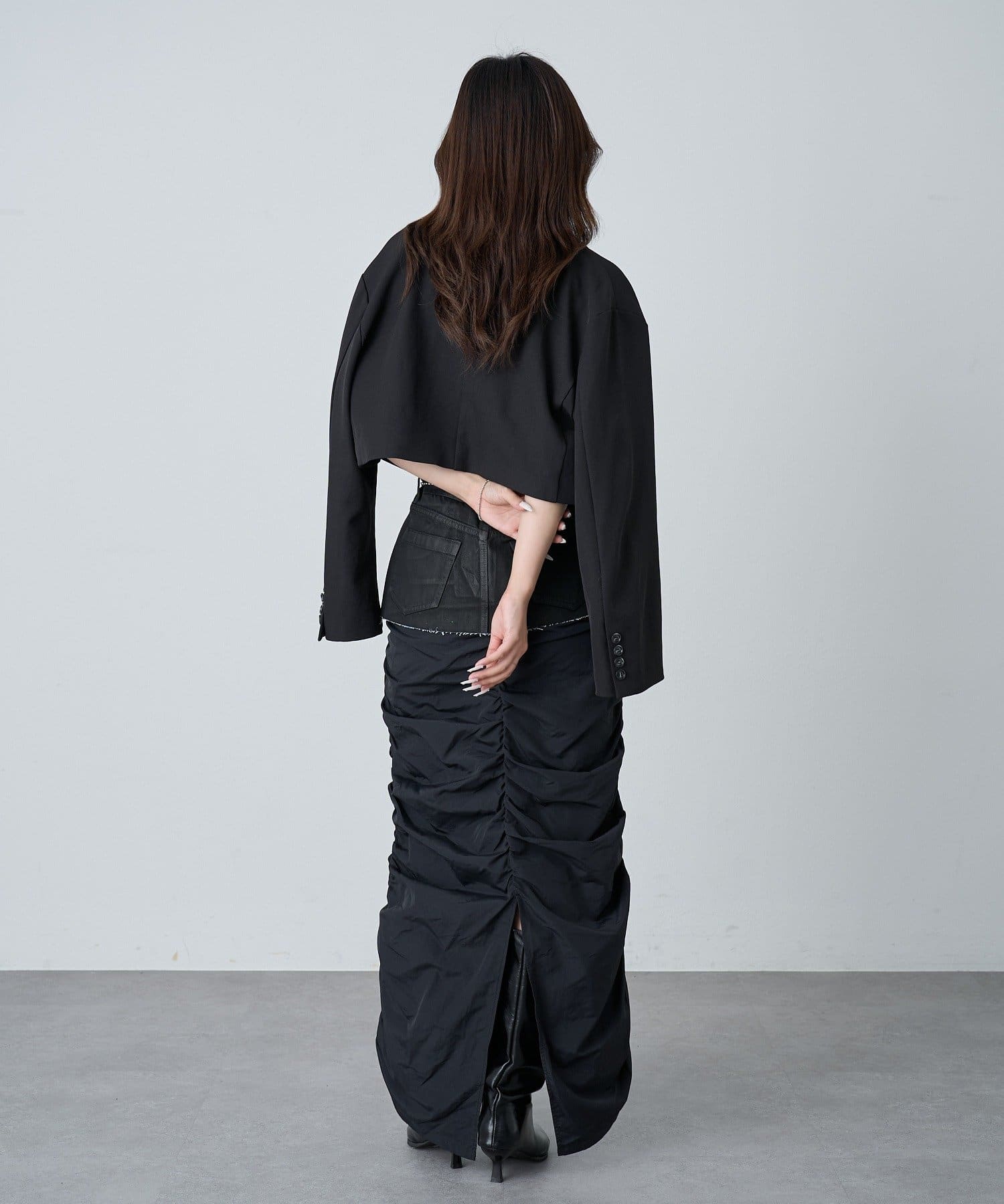 mline(エムライン) [mline]レイヤードスカート