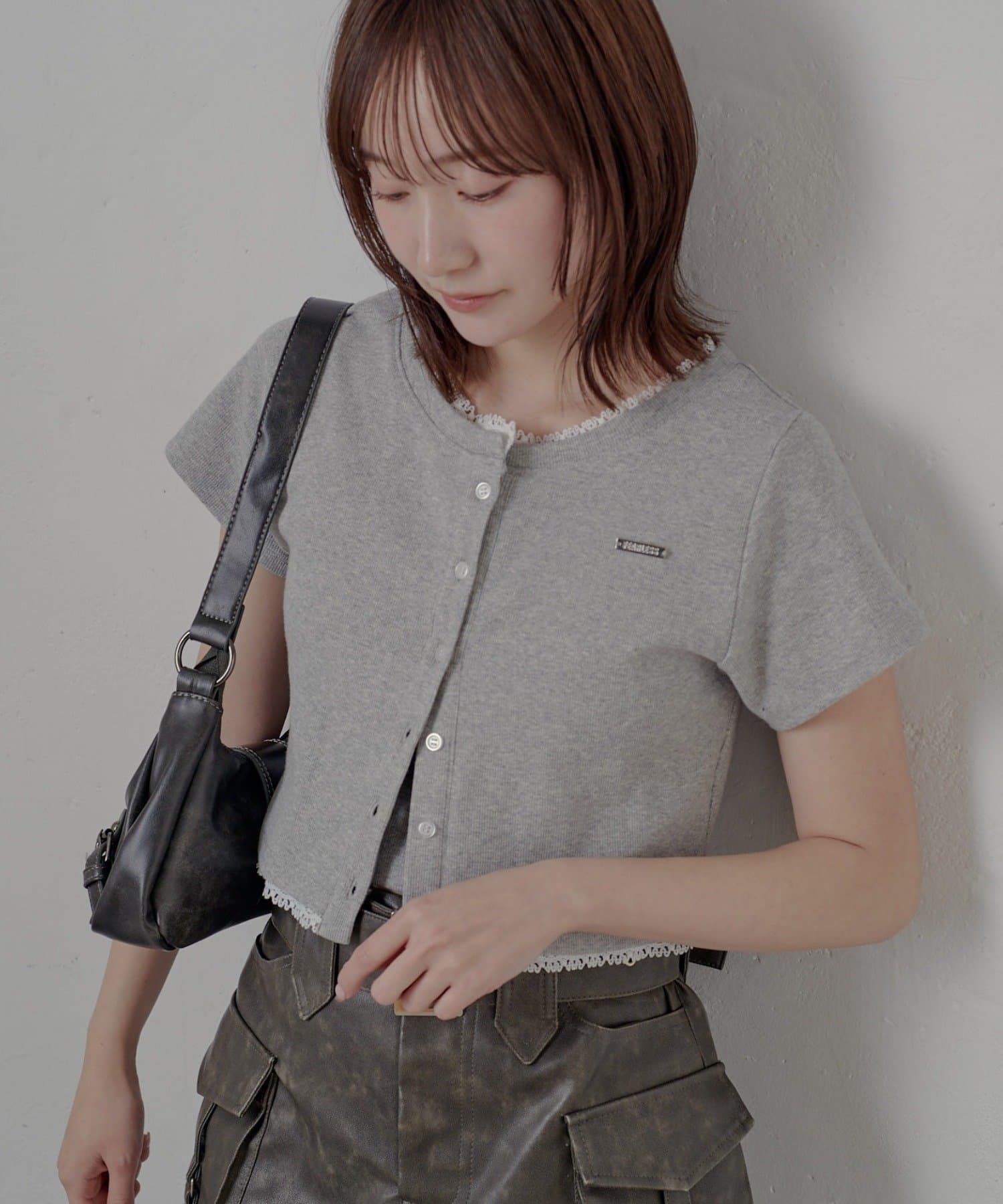 mline(エムライン) [mline]レースポイントカーデ