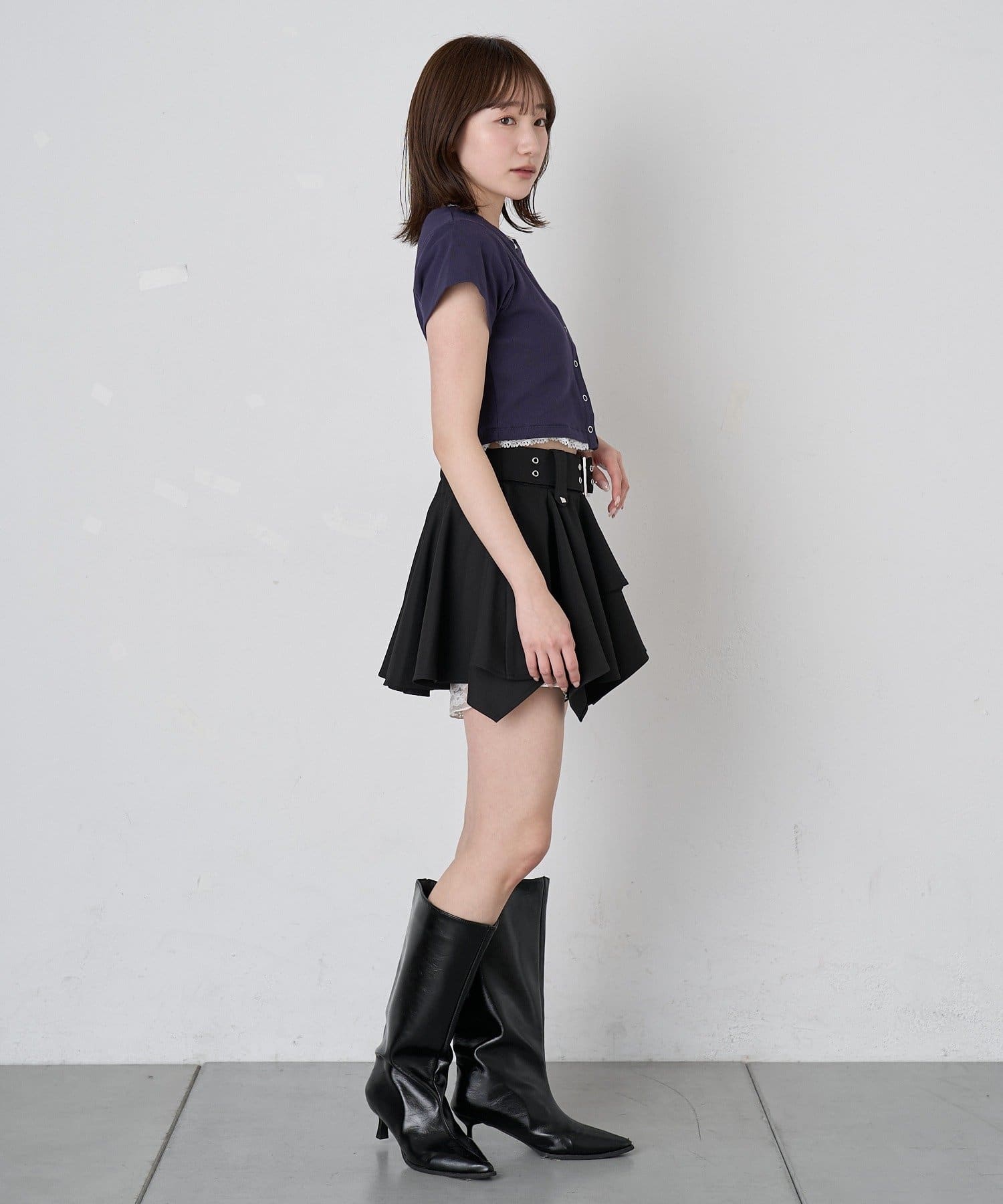 mline(エムライン) [mline]レースポイントカーデ