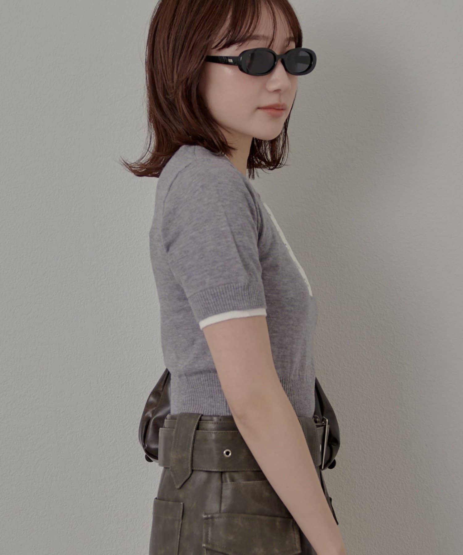 mline(エムライン) [mline]ボタンヘンリー ニット