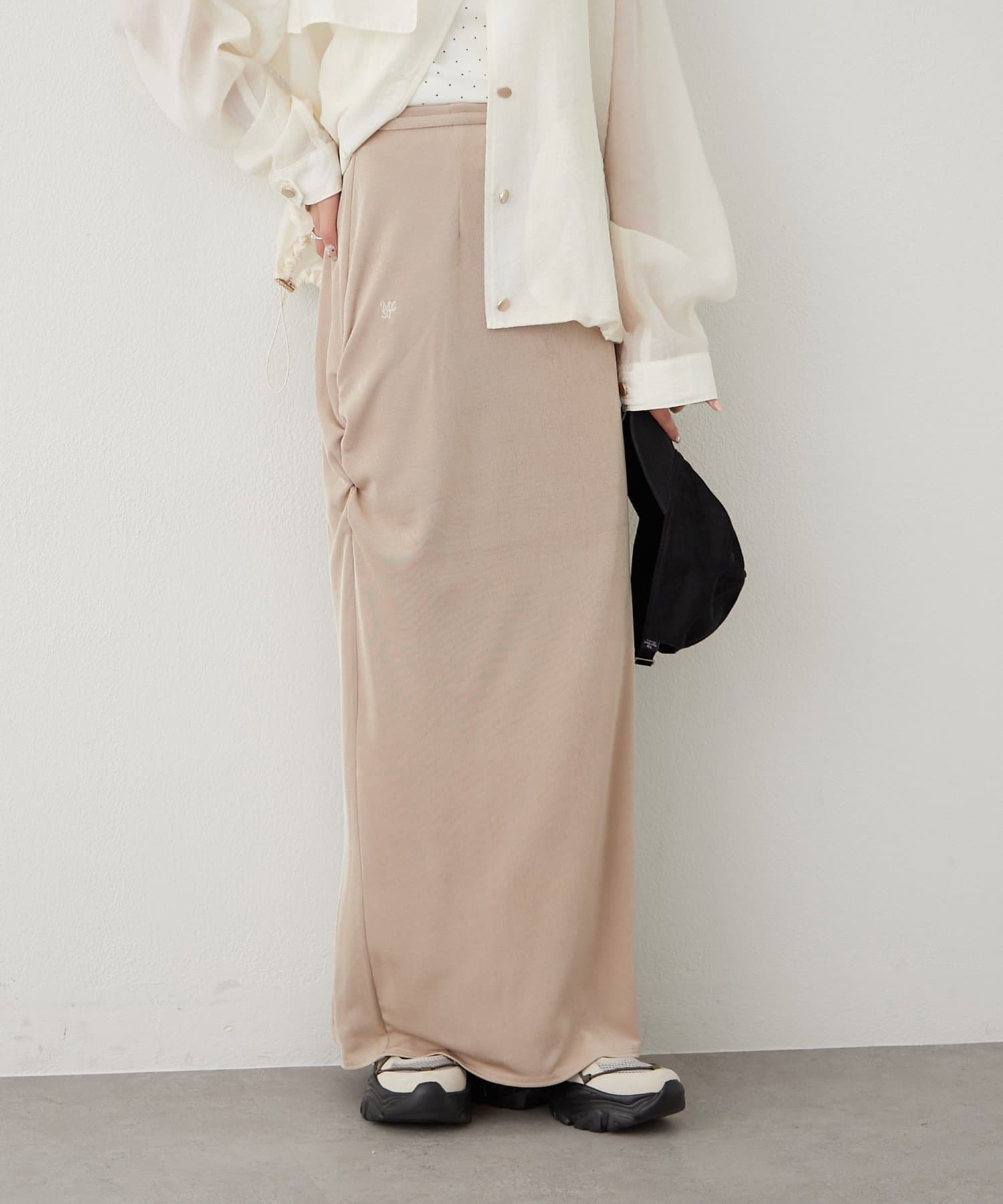 mystic(ミスティック) マルチベルト付きカラーネットスカート