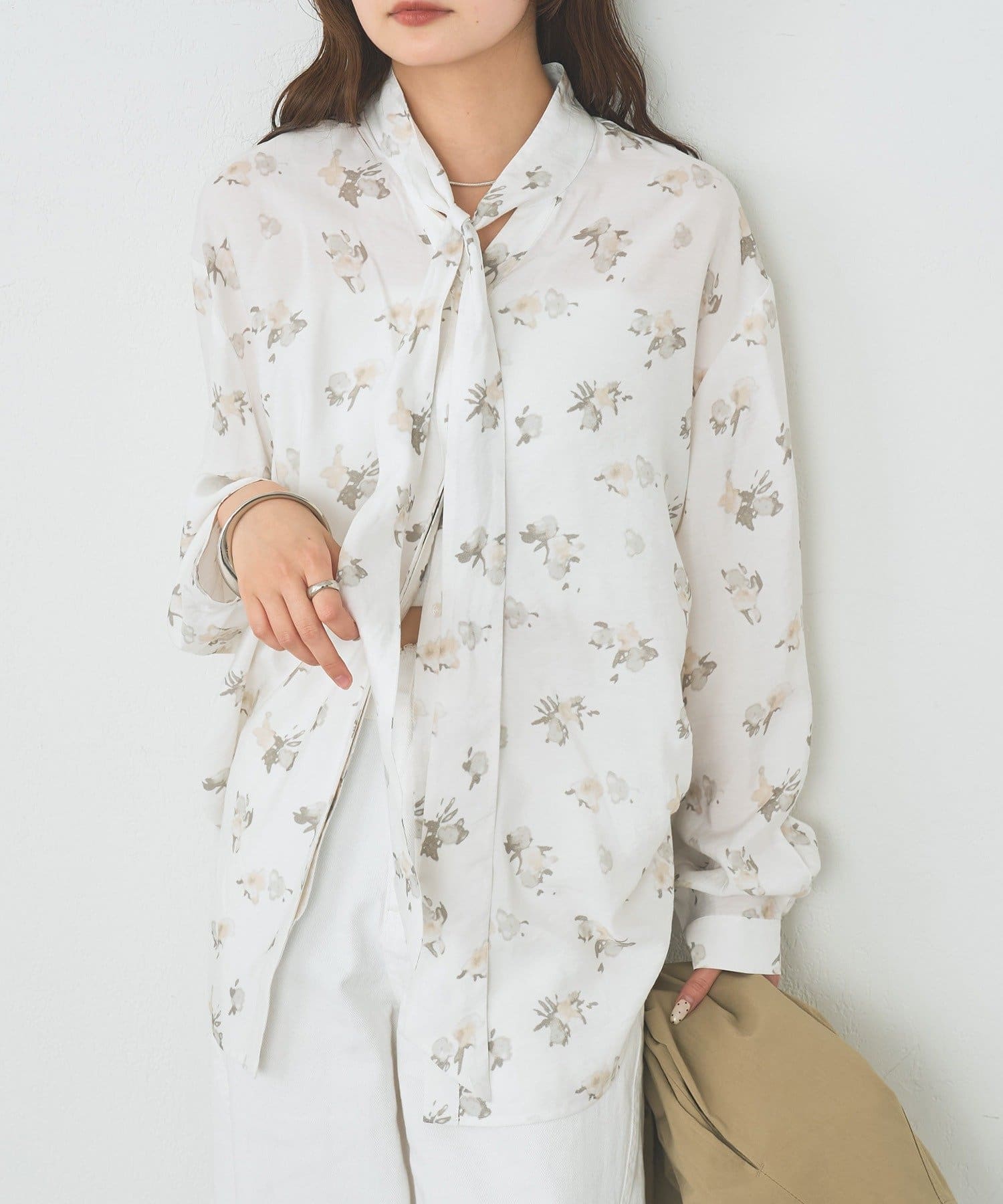 mystic(ミスティック) ヴィンテージフラワーシャツ