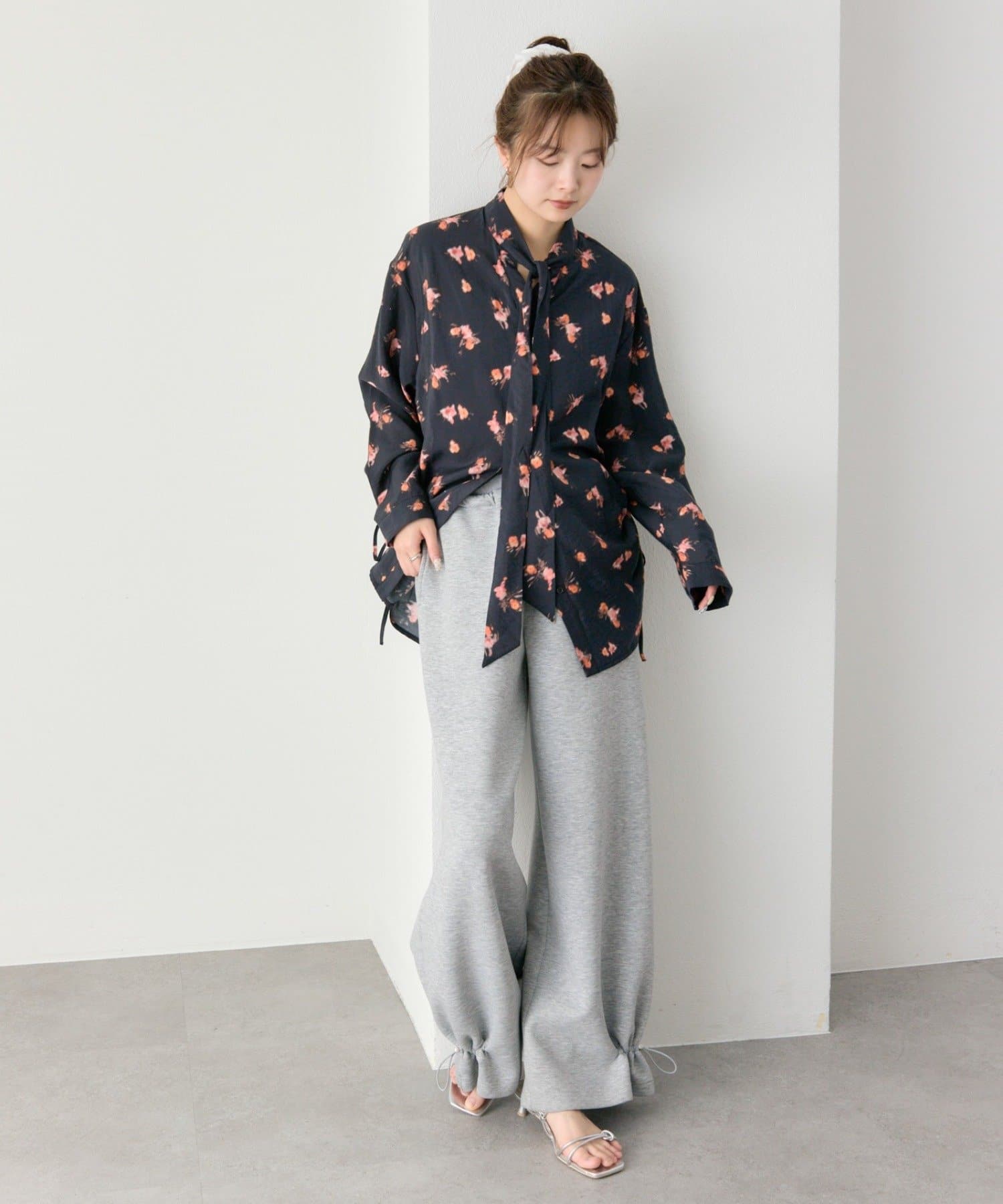 mystic(ミスティック) ヴィンテージフラワーシャツ