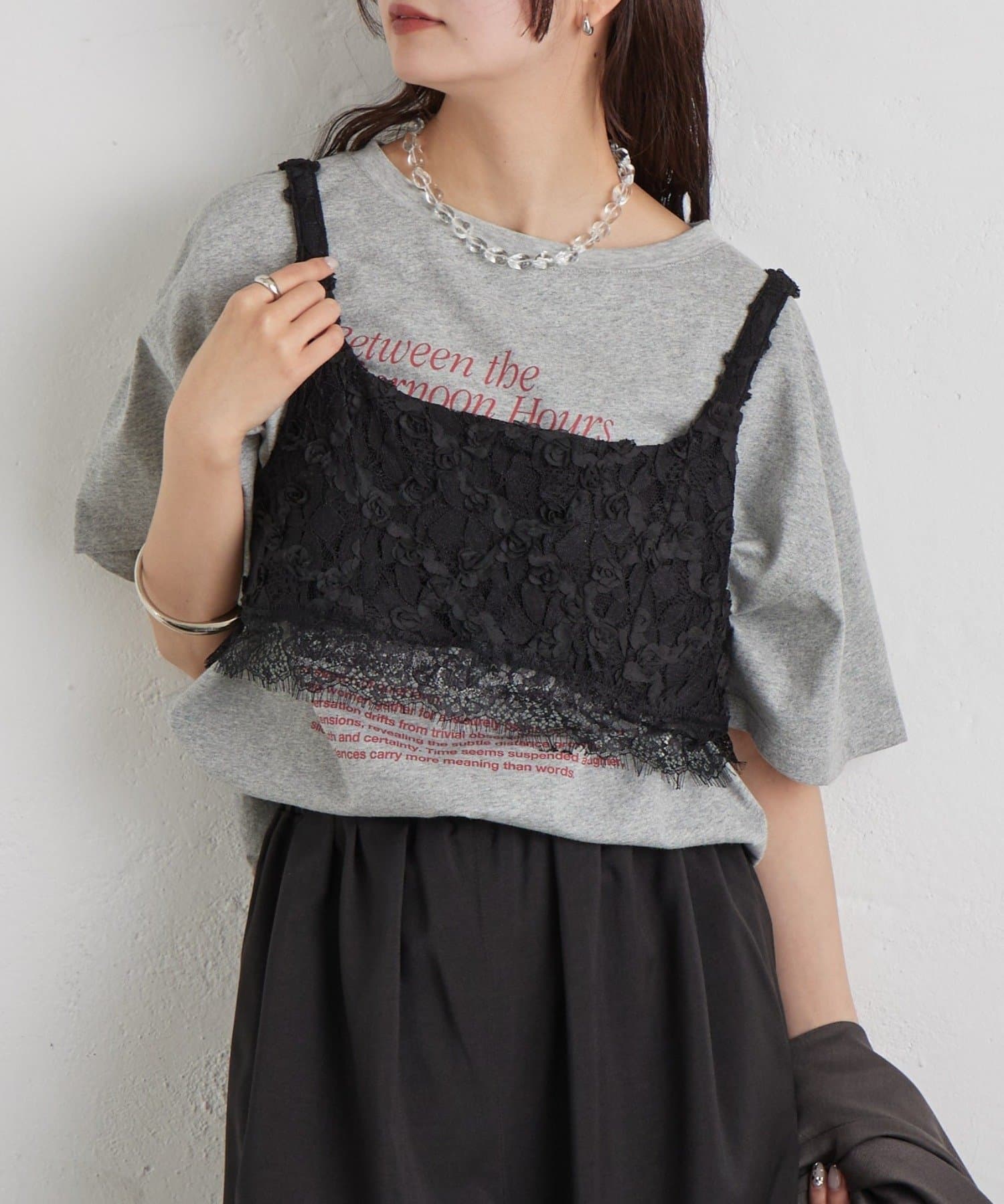 mystic(ミスティック) フラワーレースビスチェ