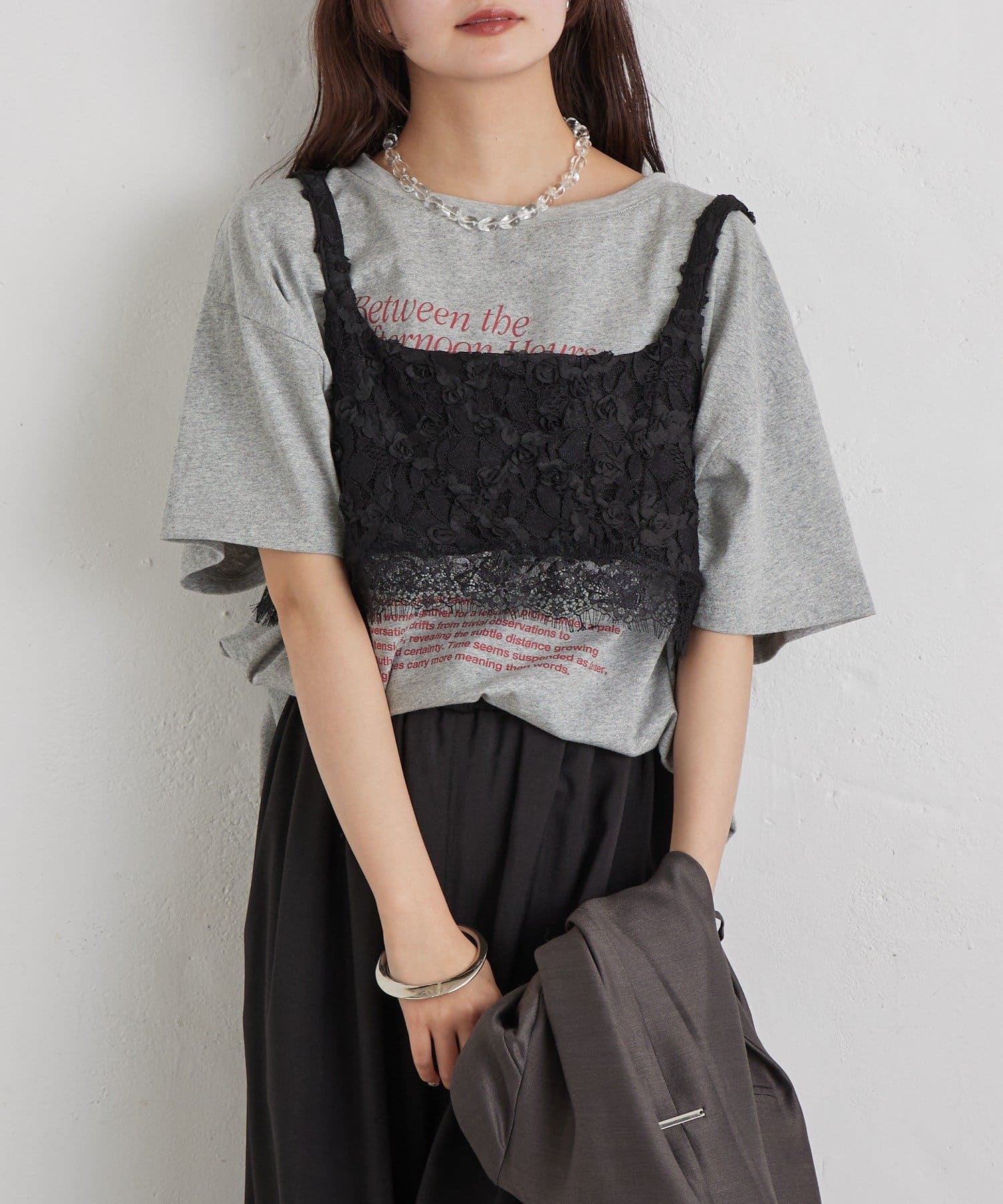 mystic(ミスティック) フラワーレースビスチェ