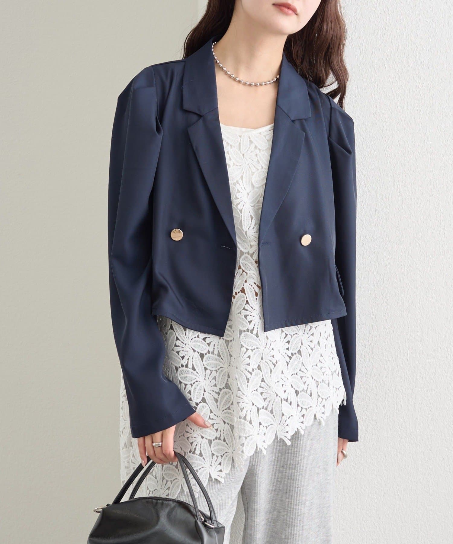 mystic(ミスティック) パフショートジャケット