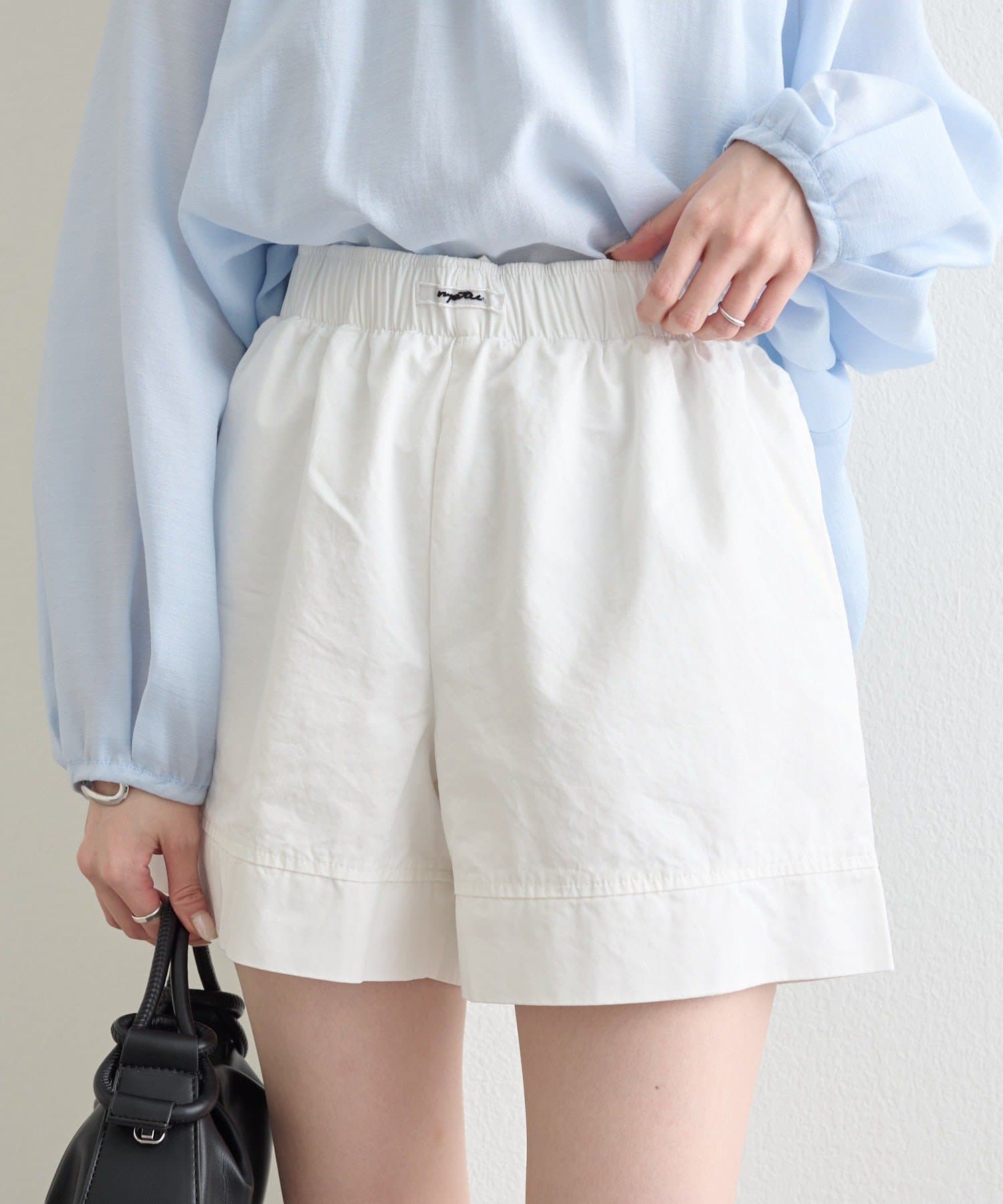 mystic(ミスティック) タグ付きギャザーキュロット