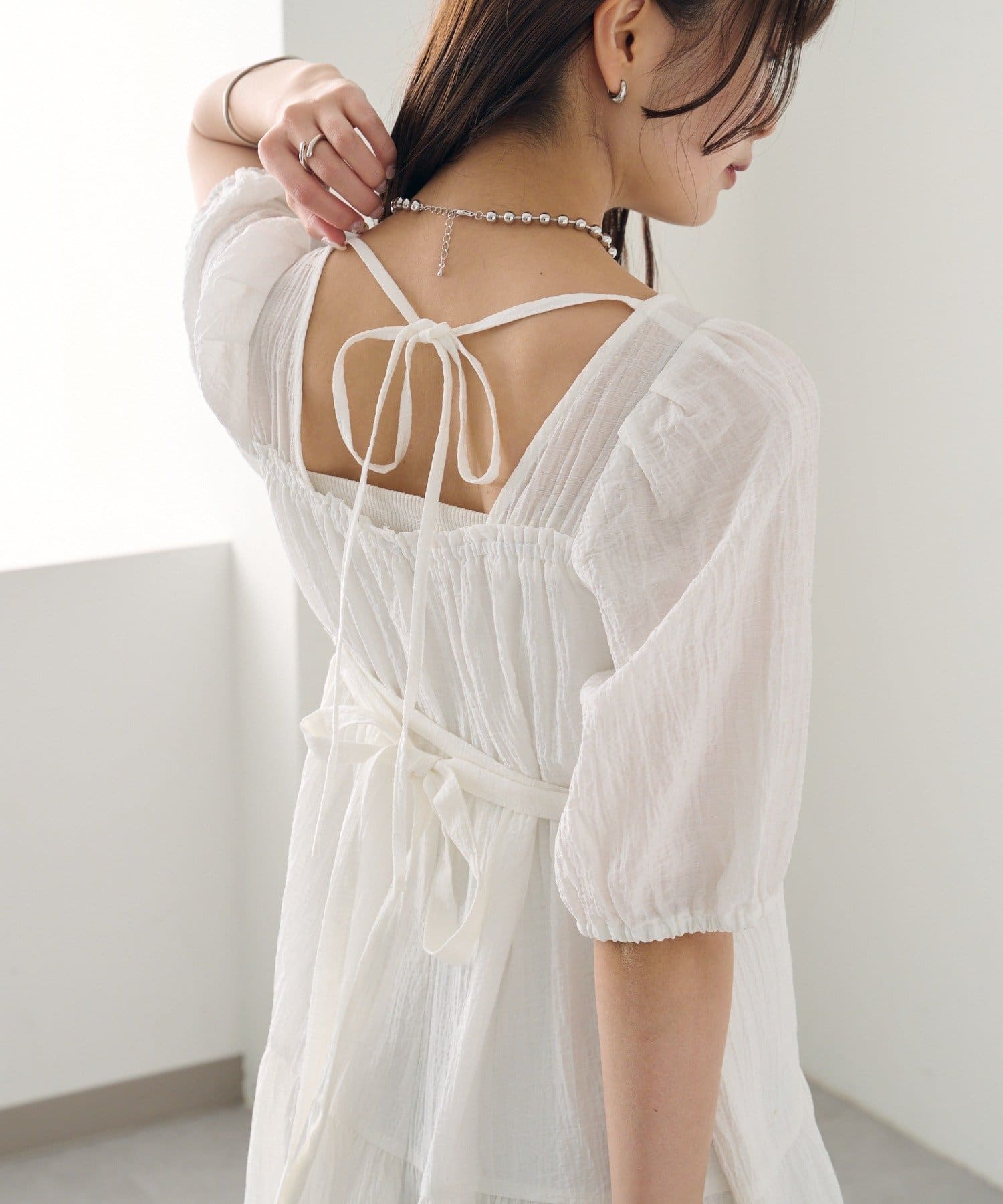 mystic(ミスティック) チョーカー付きワンピース