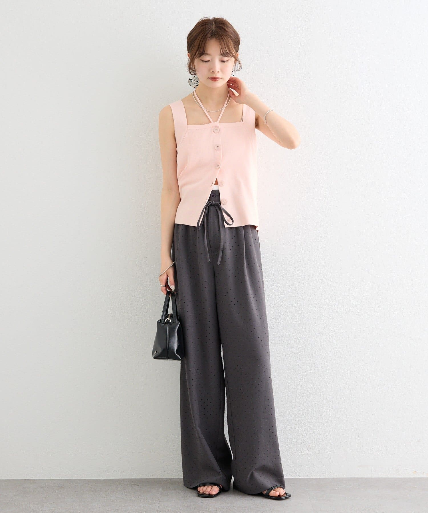 mystic(ミスティック) ホルターニットタンクトップ