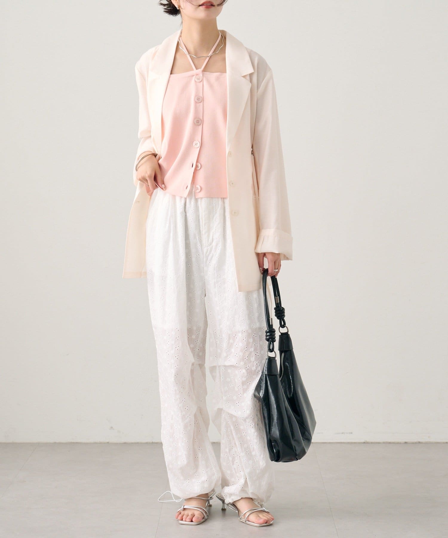 mystic(ミスティック) ホルターニットタンクトップ