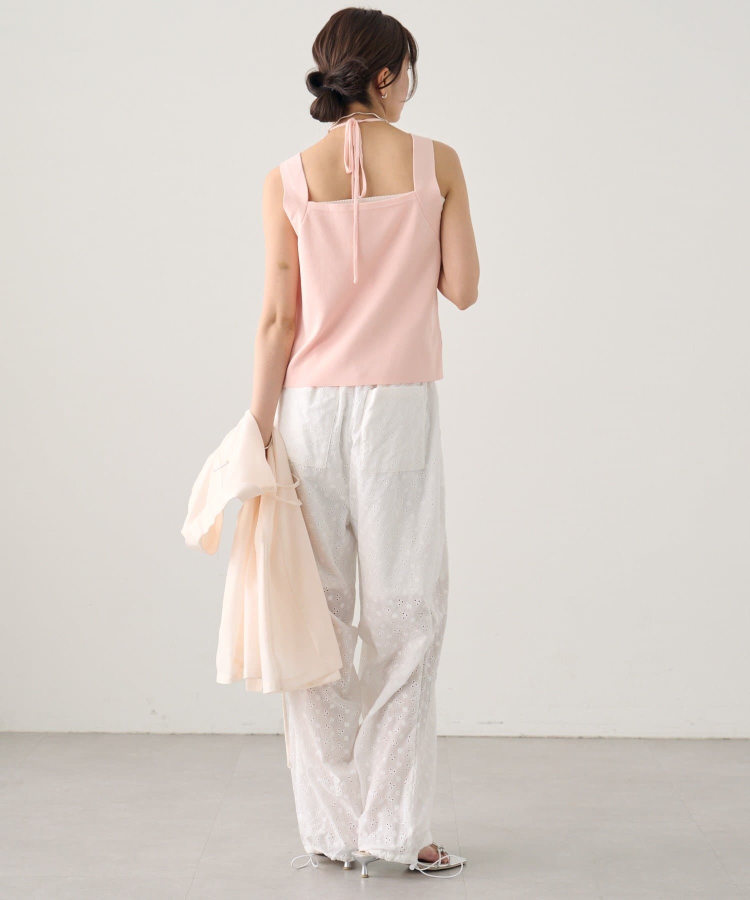 mystic(ミスティック) ホルターニットタンクトップ