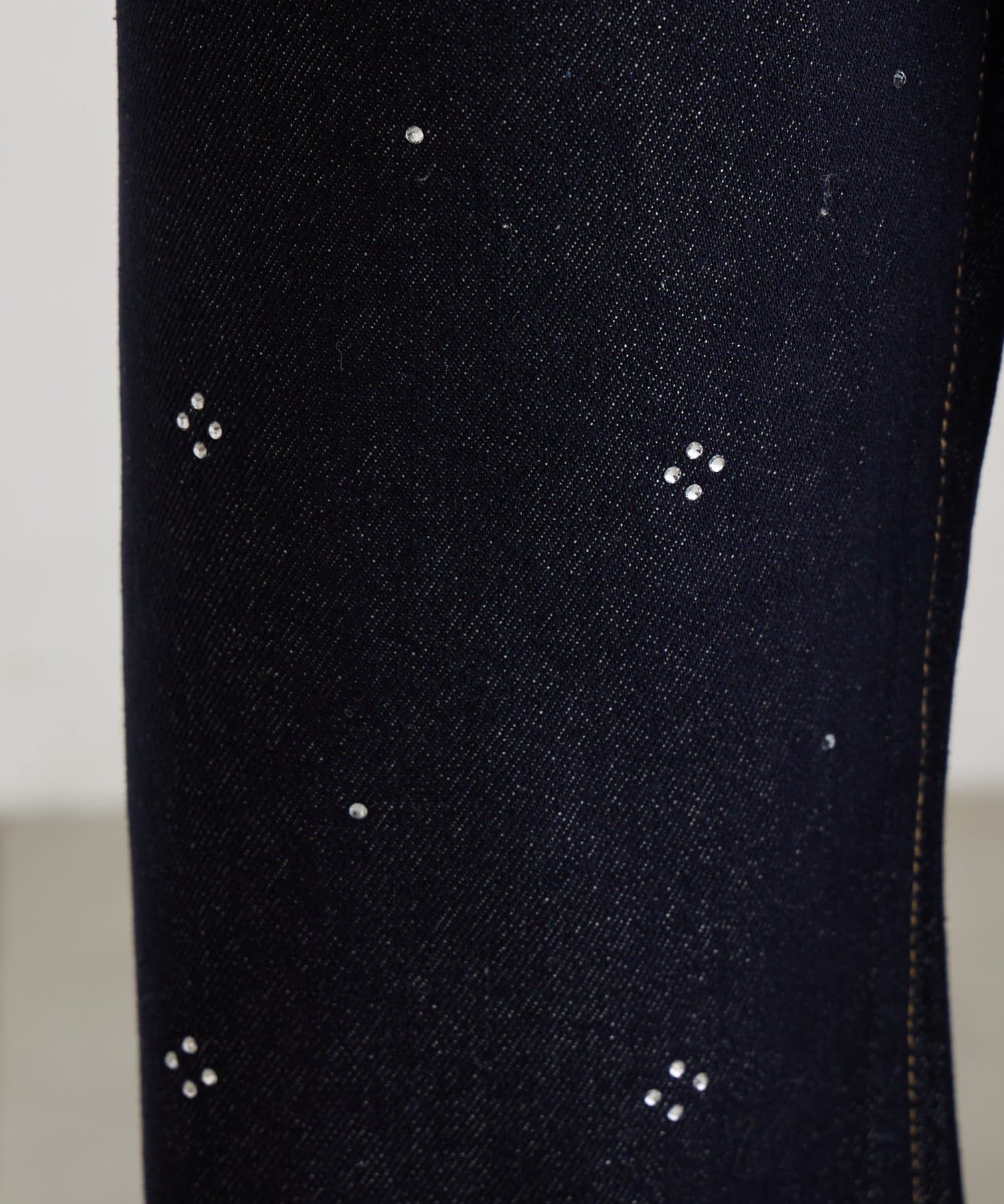 mystic(ミスティック) ラインストーンデニム