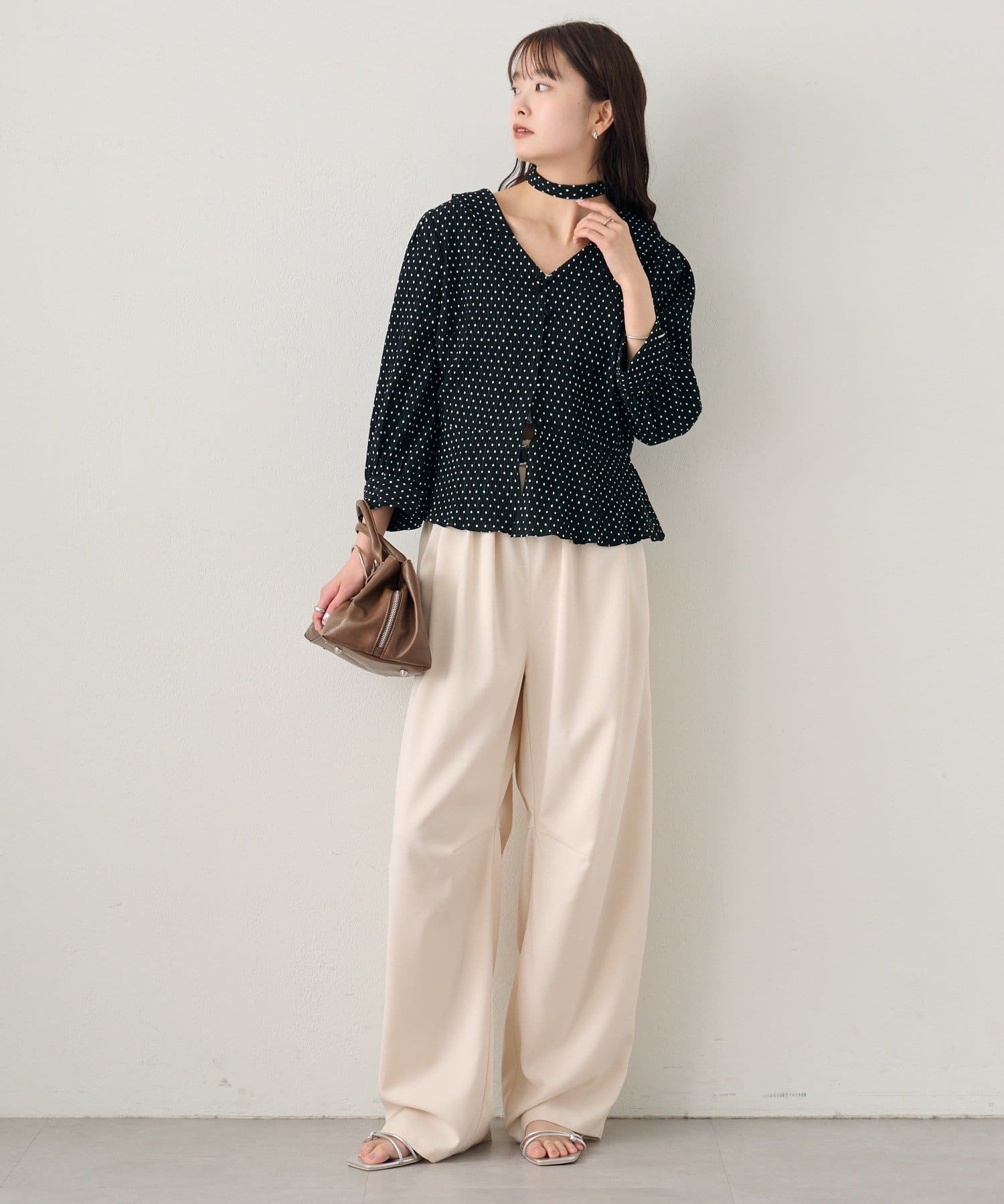 mystic(ミスティック) マルチリボンブラウス