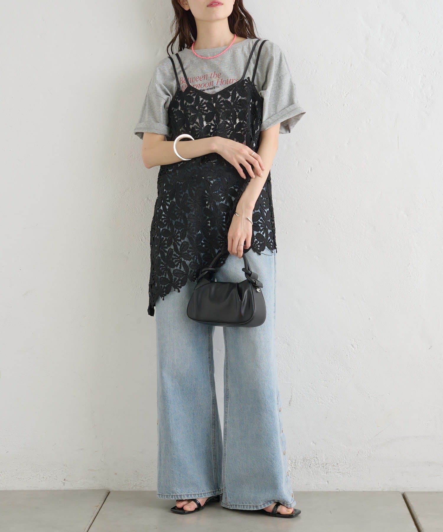 mystic(ミスティック) リーフレースキャミ