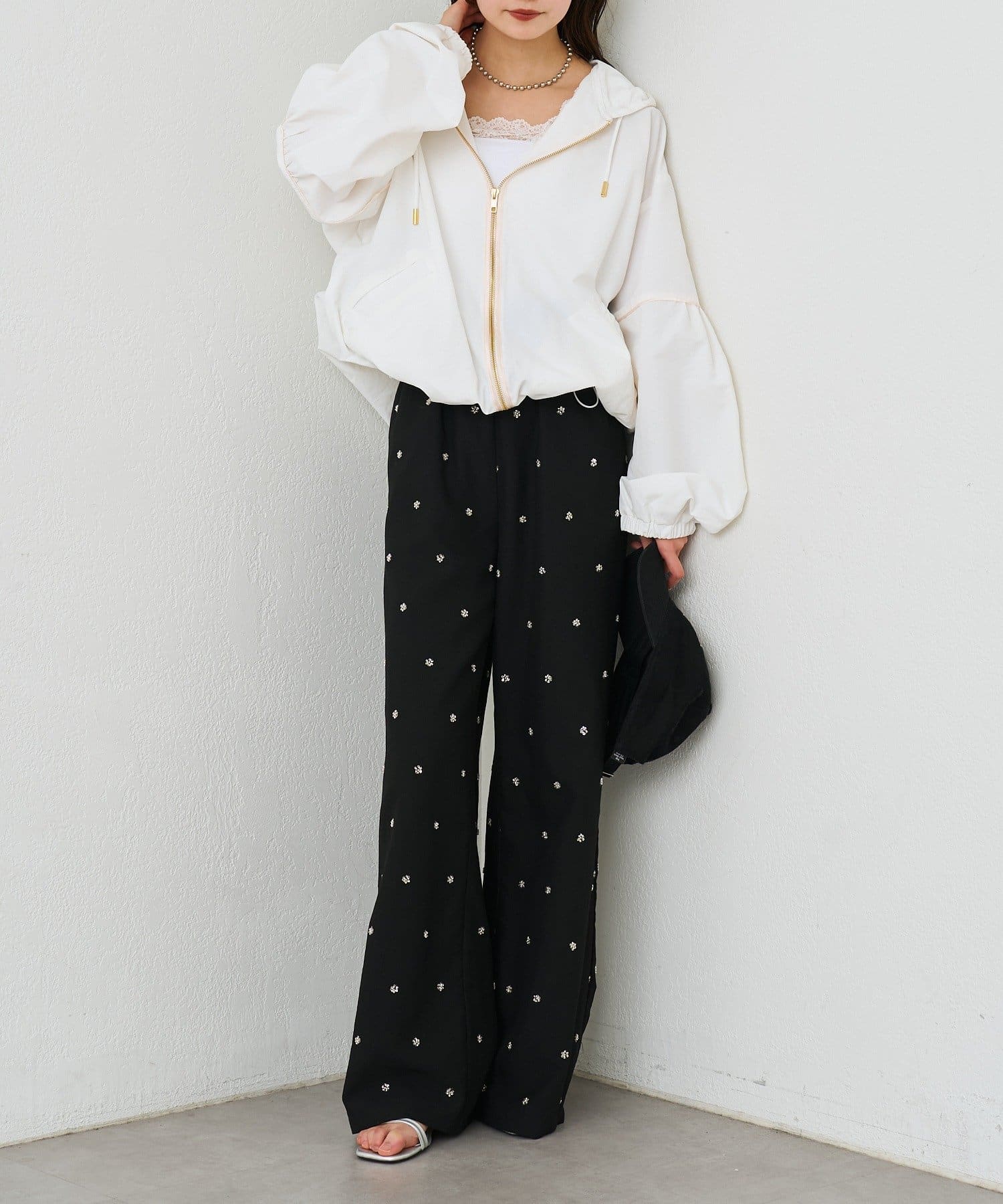 mystic(ミスティック) 【3サイズ展開/セットアップ対応】ビージーフラワースラックス