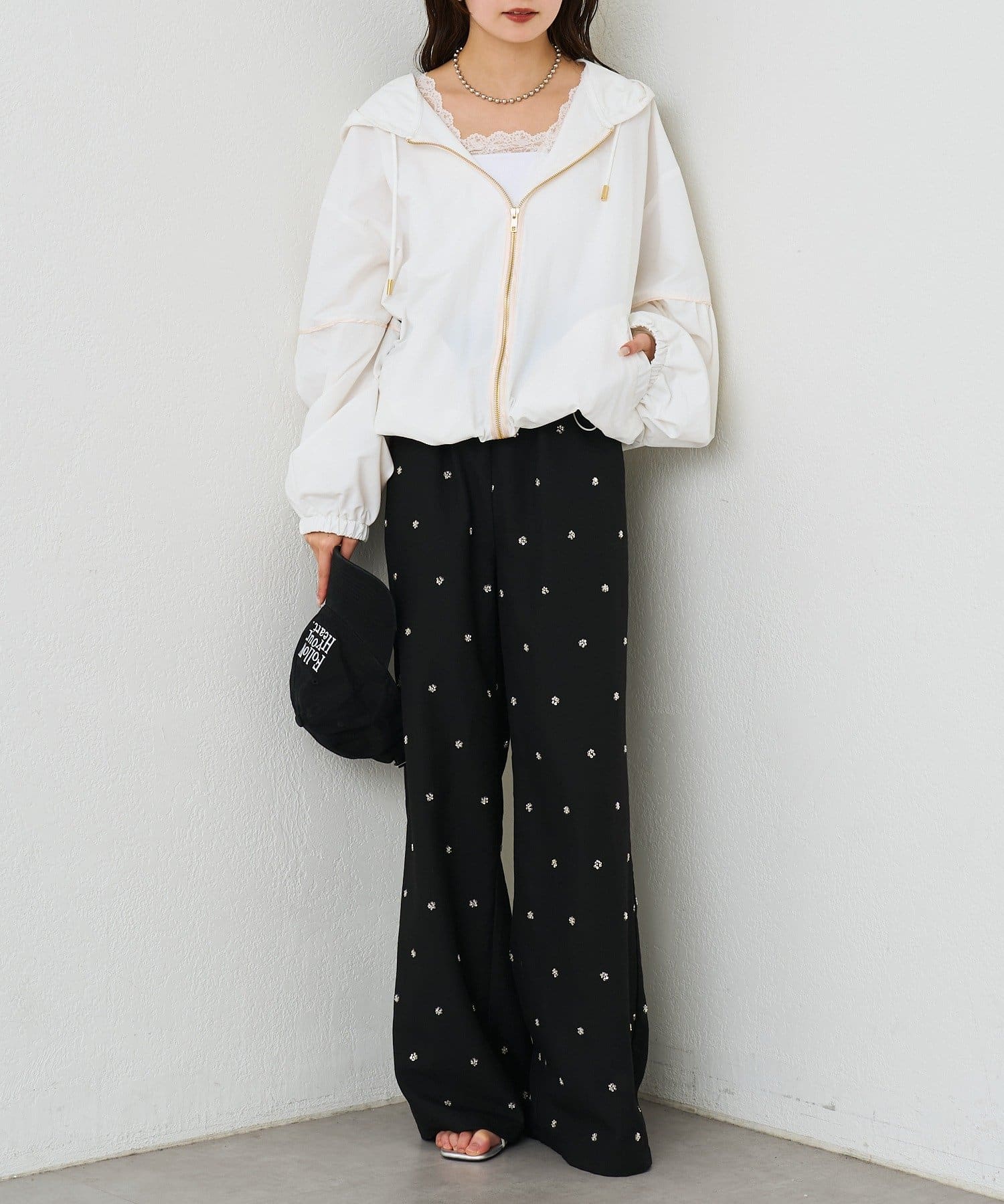 mystic(ミスティック) 【3サイズ展開/セットアップ対応】ビージーフラワースラックス