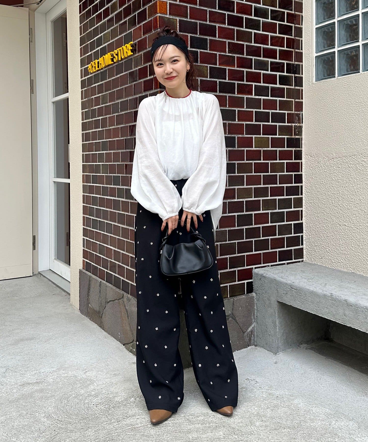 mystic(ミスティック) 【3サイズ展開/セットアップ対応】ビージーフラワースラックス