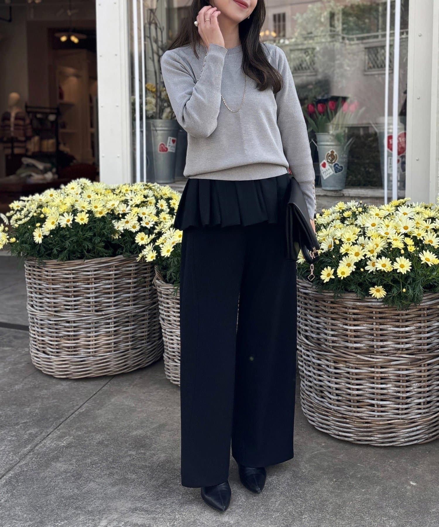 LARUTA(ラルータ) [Yurie企画］前後2WAY裾バルーンプルオーバー