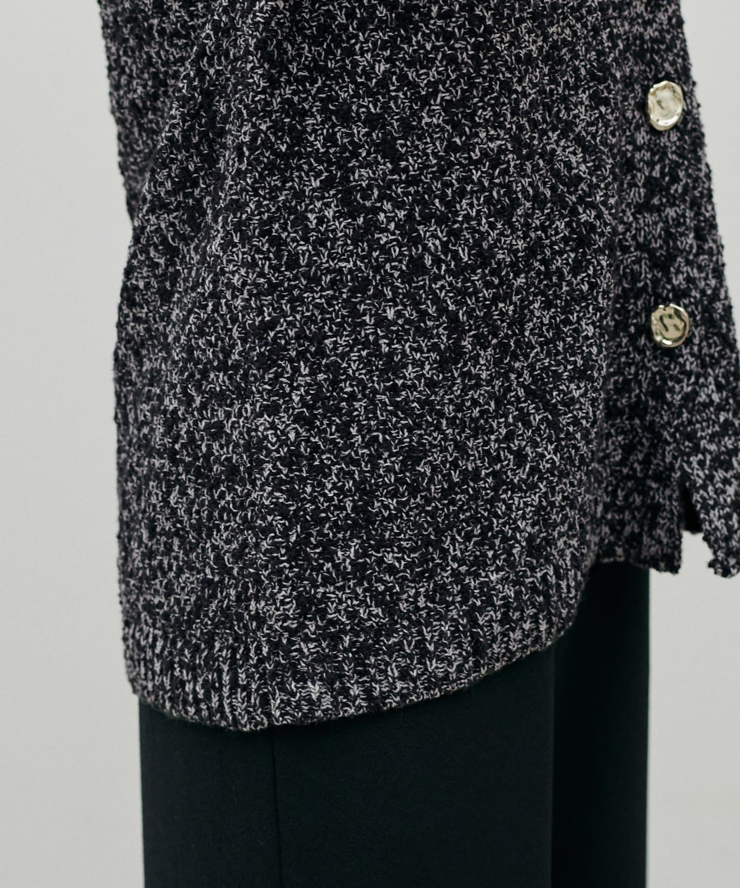 LARUTA(ラルータ) ツイード風MIXスラブベスト