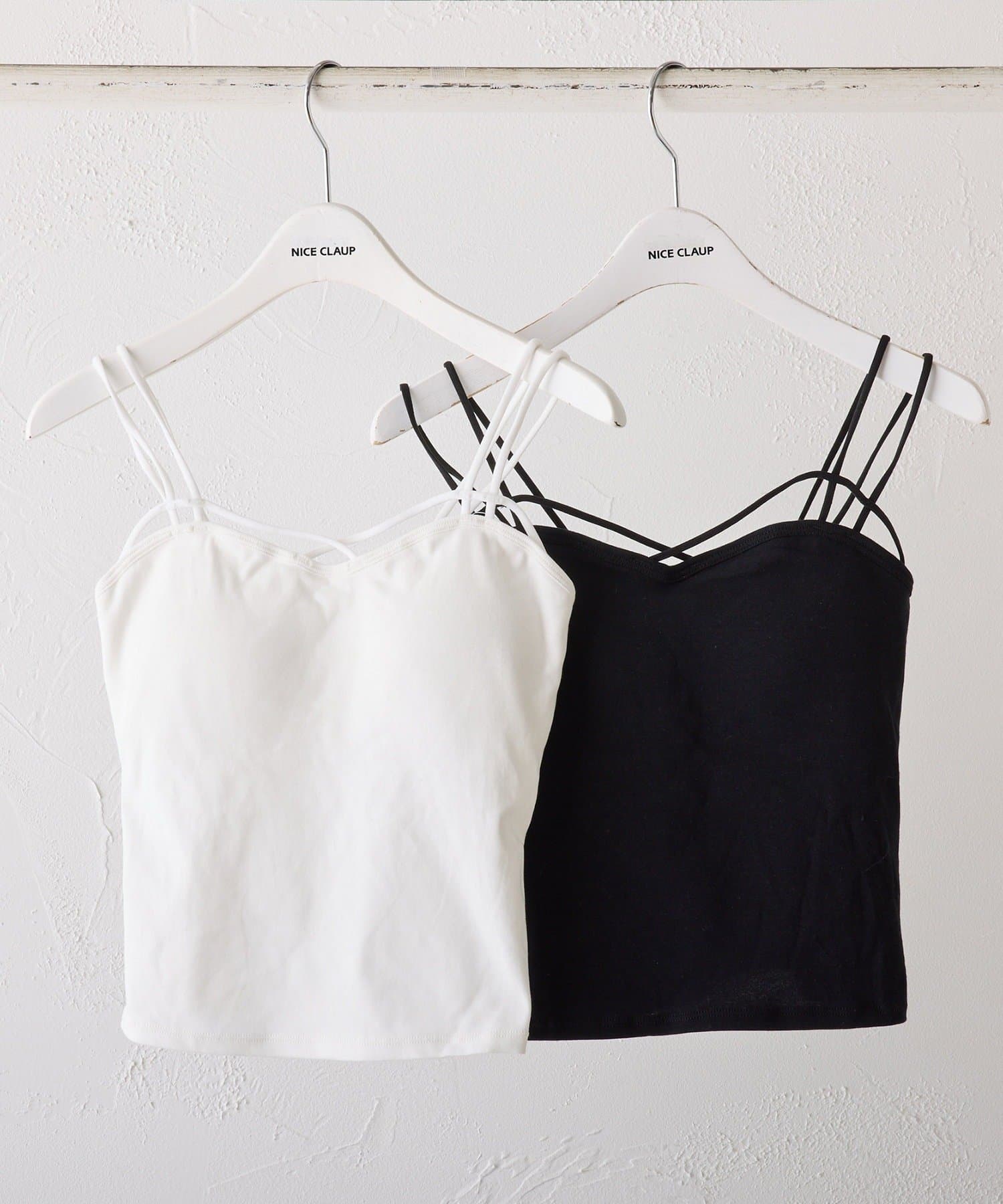 NICE CLAUP / OLIVE des OLIVE OUTLET(ナイスクラップ  / オリーブ デ オリーブ アウトレット) 【RMAF】Ｗスパゲッティブラトップ