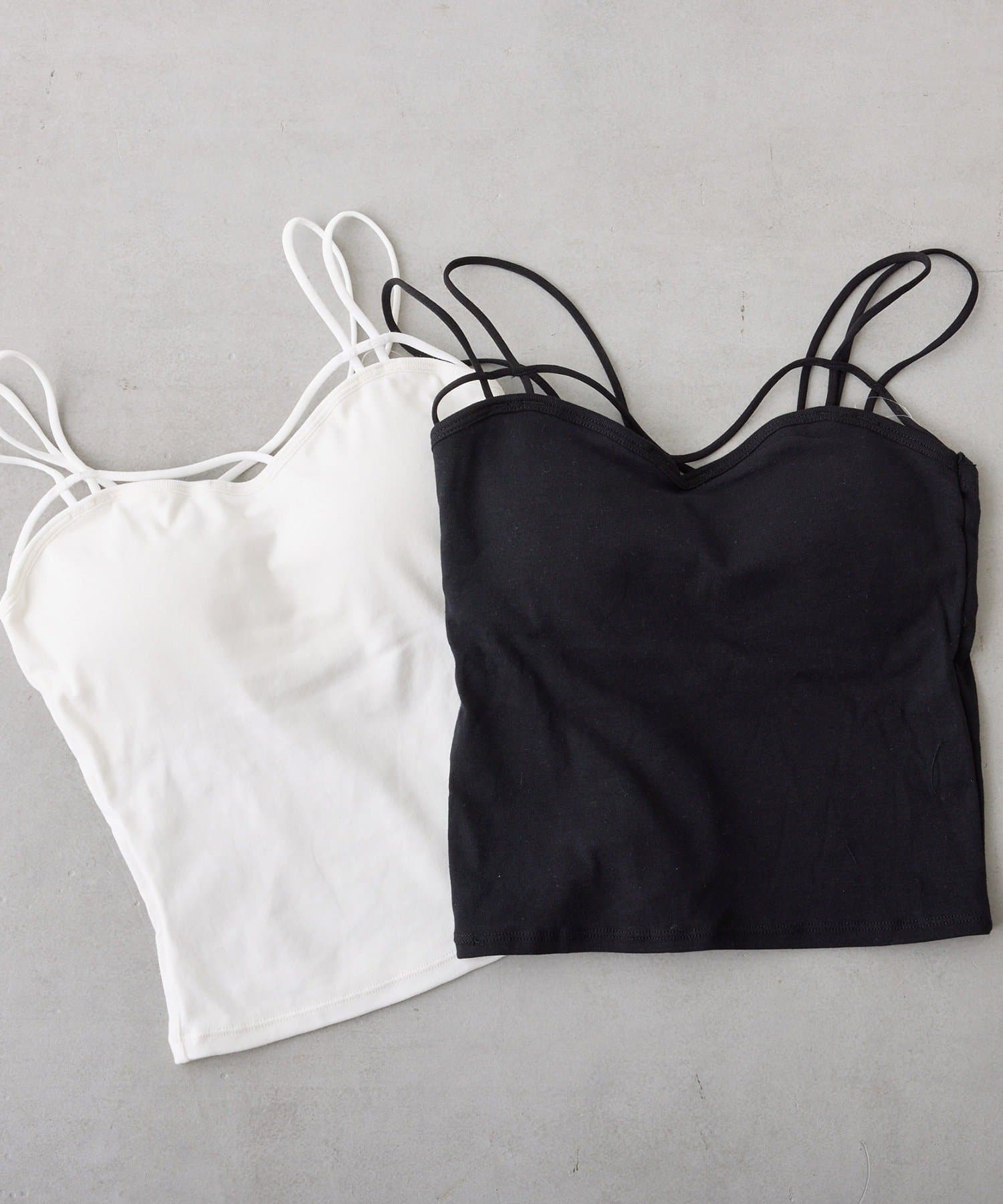 NICE CLAUP / OLIVE des OLIVE OUTLET(ナイスクラップ  / オリーブ デ オリーブ アウトレット) 【RMAF】Ｗスパゲッティブラトップ