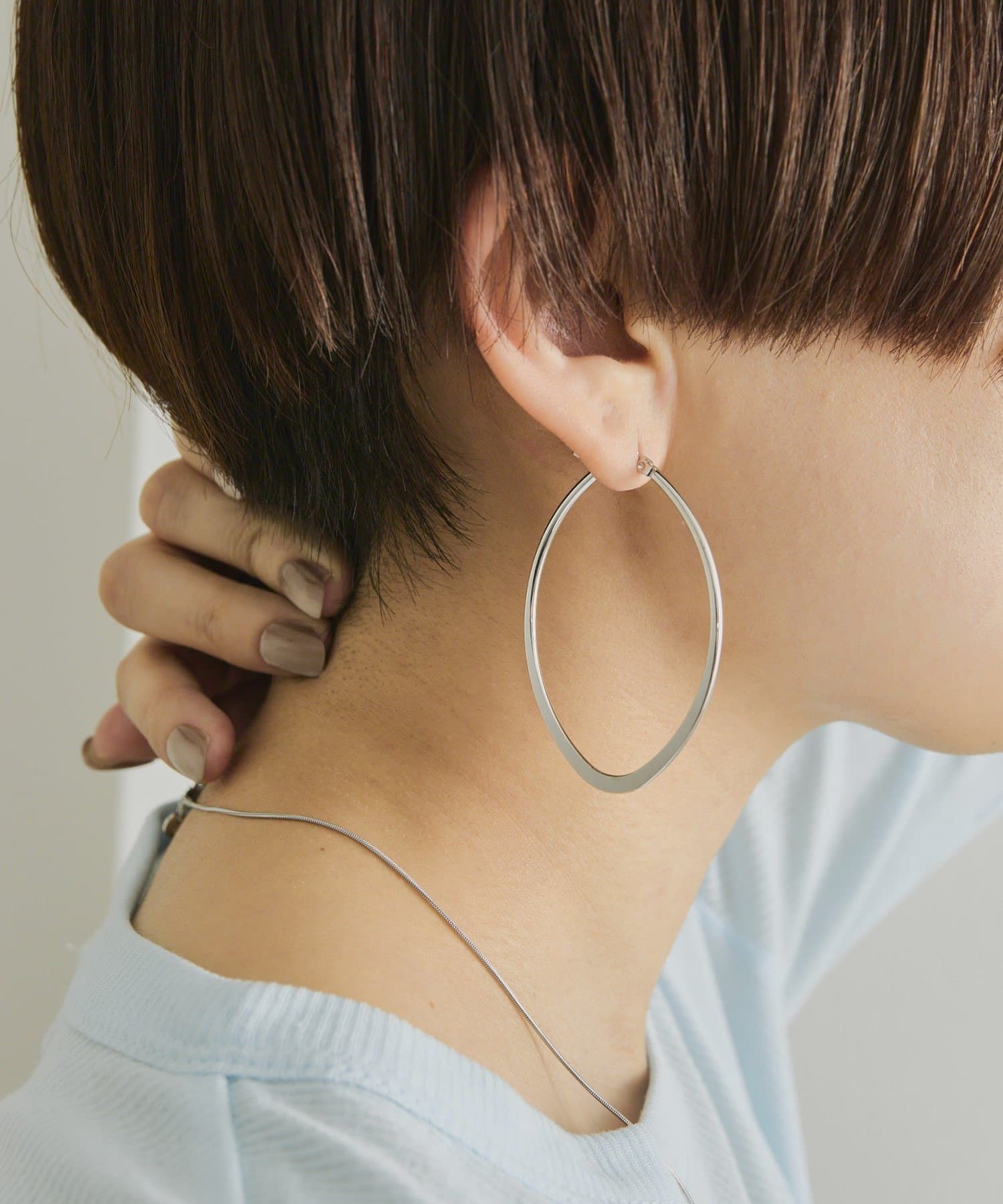 ear PAPILLONNER(イア パピヨネ) 《金属アレルギー対応/ステンレス》マーキスフープピアス