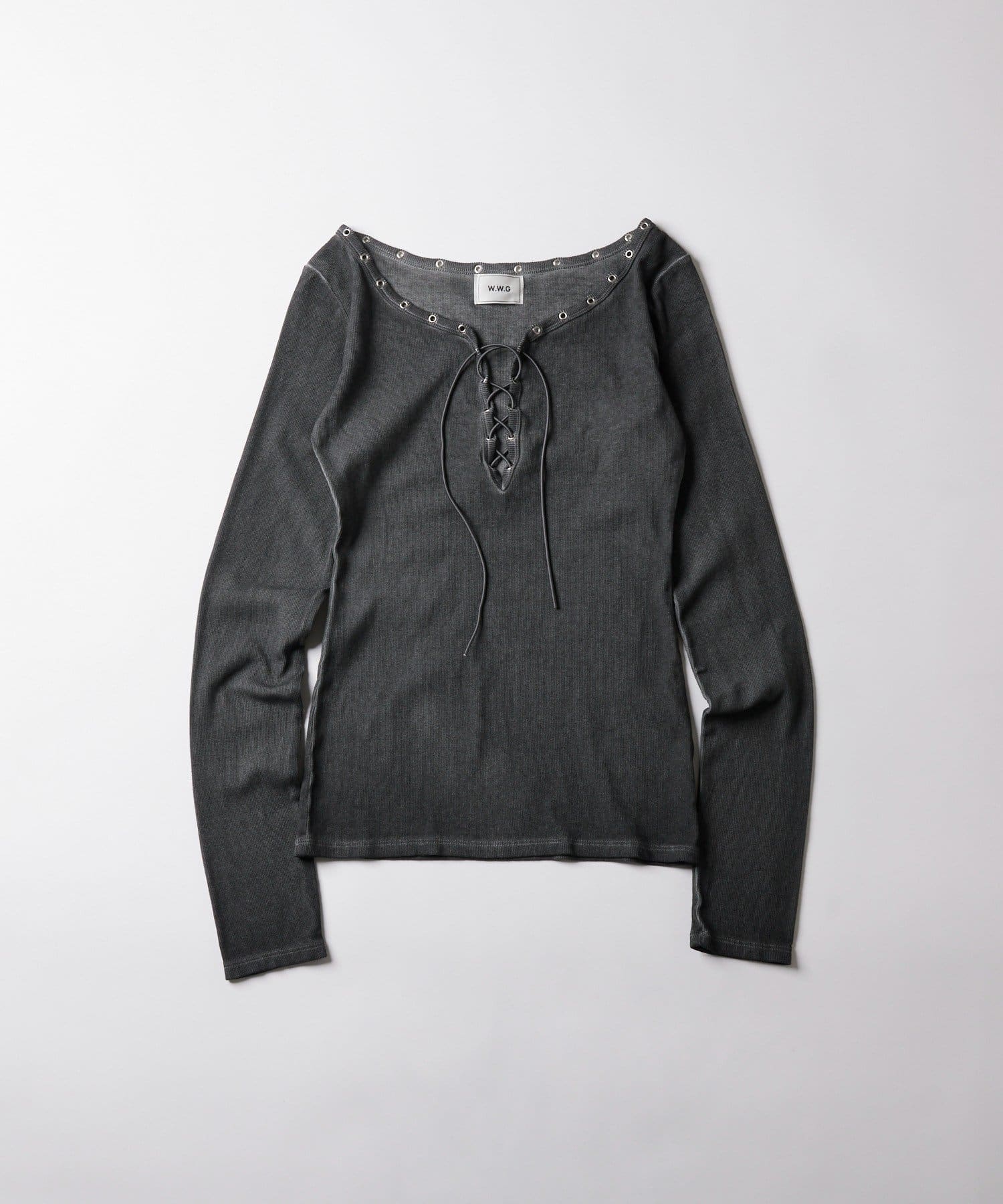 WHO’S WHO gallery(フーズフーギャラリー) プロセストレースアップトップス