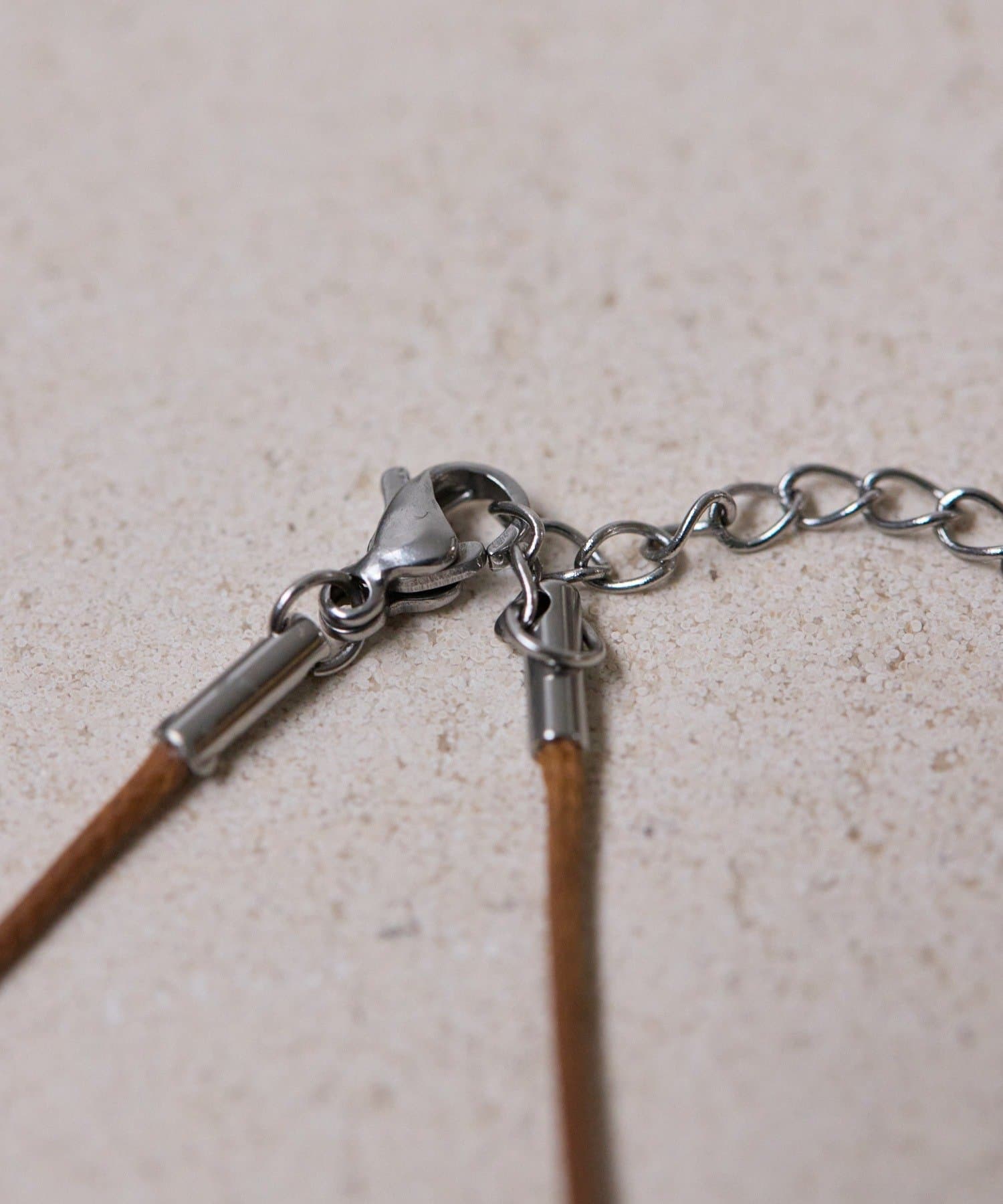 ear PAPILLONNER(イア パピヨネ) 《金属アレルギー対応/ステンレス》ワンポイントロープネックレス