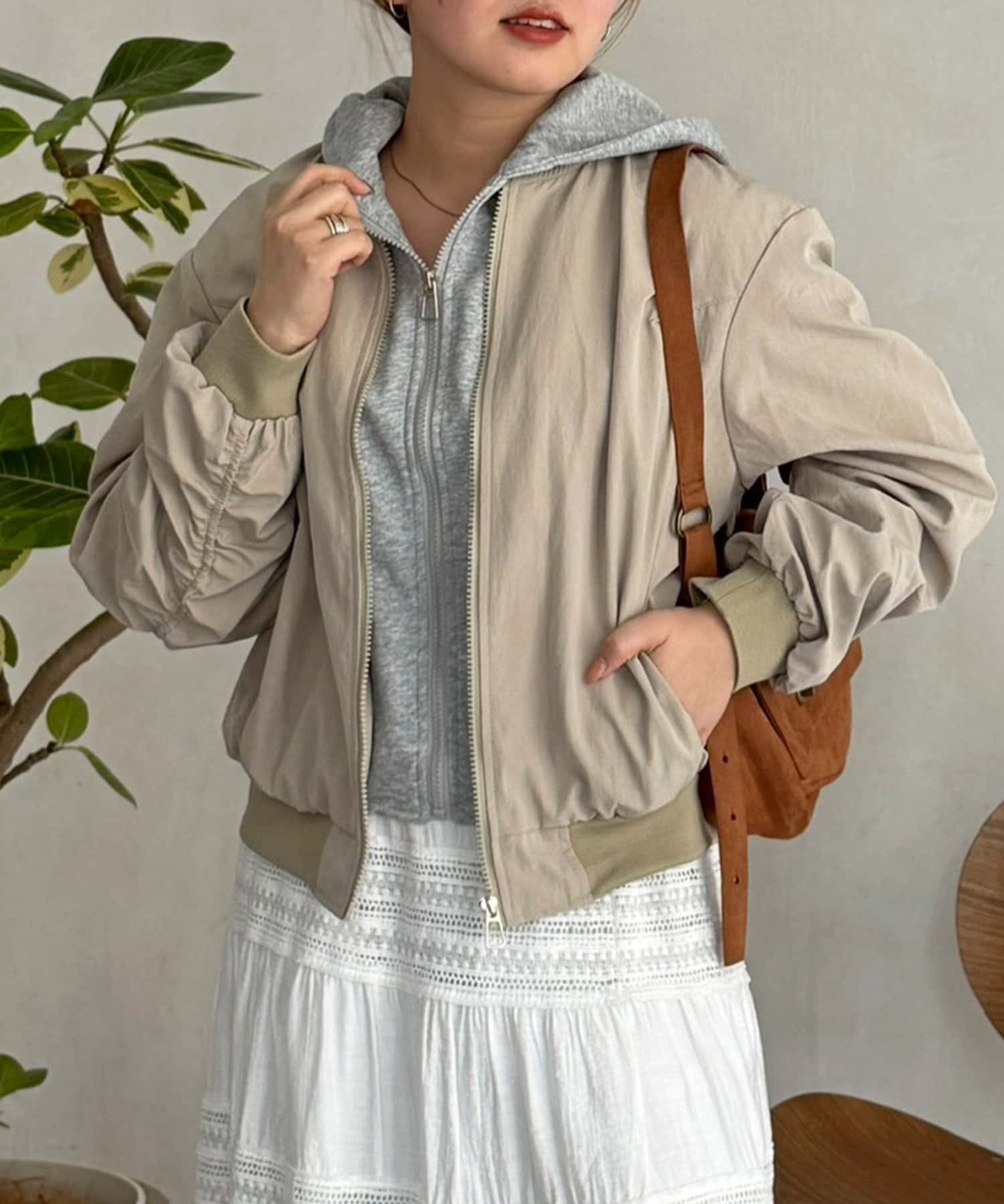 CPCM(シーピーシーエム) フェイクレイヤードブルゾン