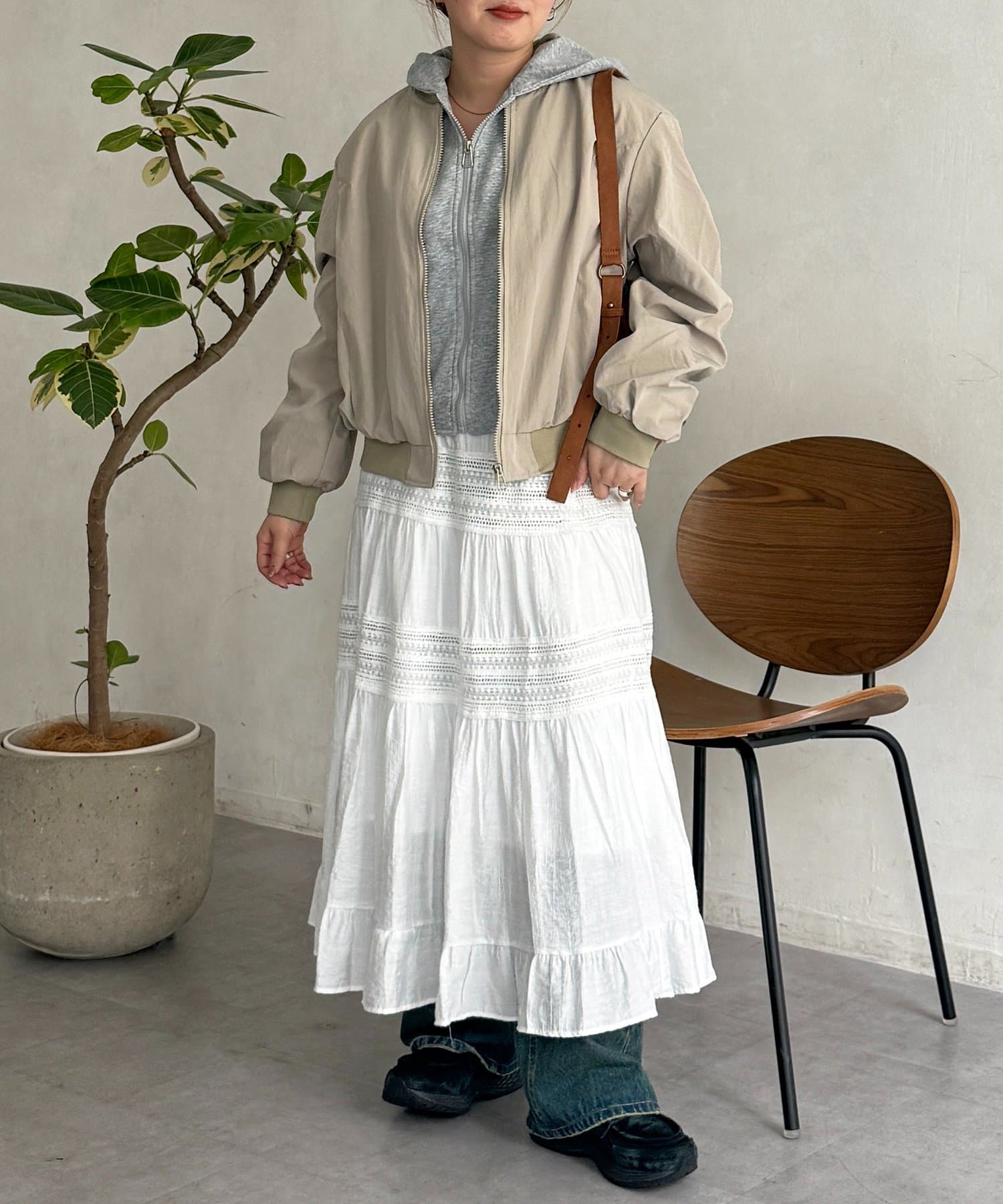 CPCM(シーピーシーエム) フェイクレイヤードブルゾン