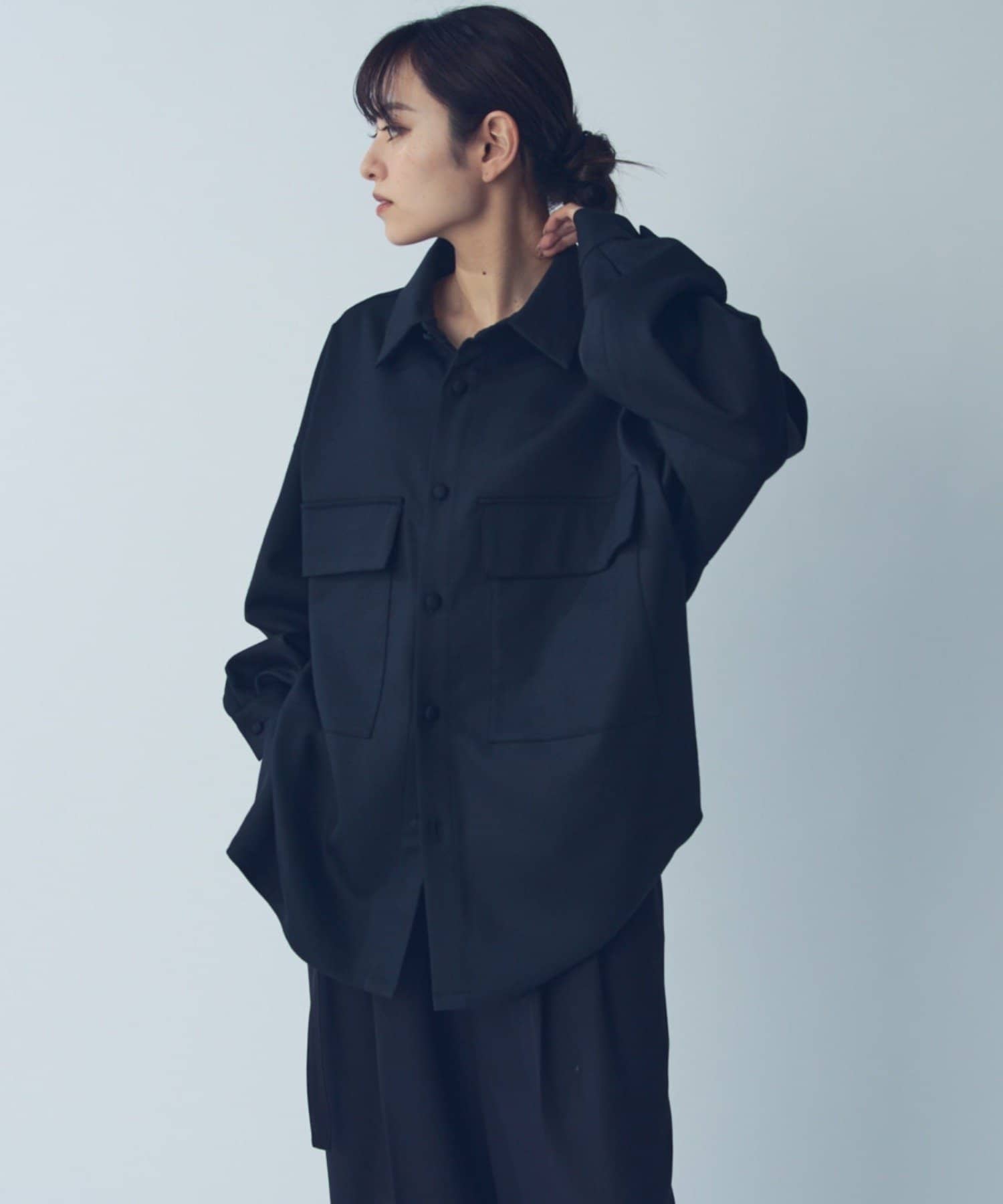 Lui's(ルイス) ダブルポケットオーバーシャツブルゾン