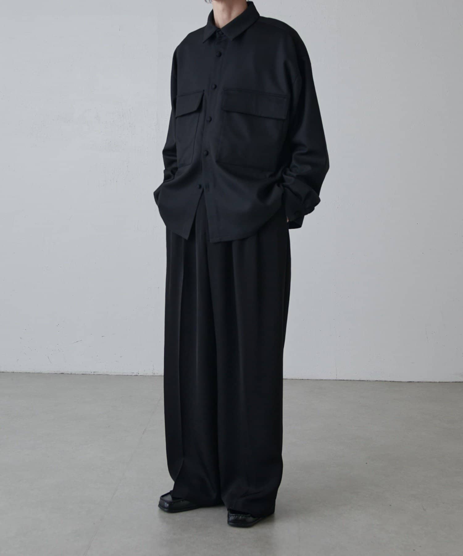 Lui's(ルイス) ダブルポケットオーバーシャツブルゾン