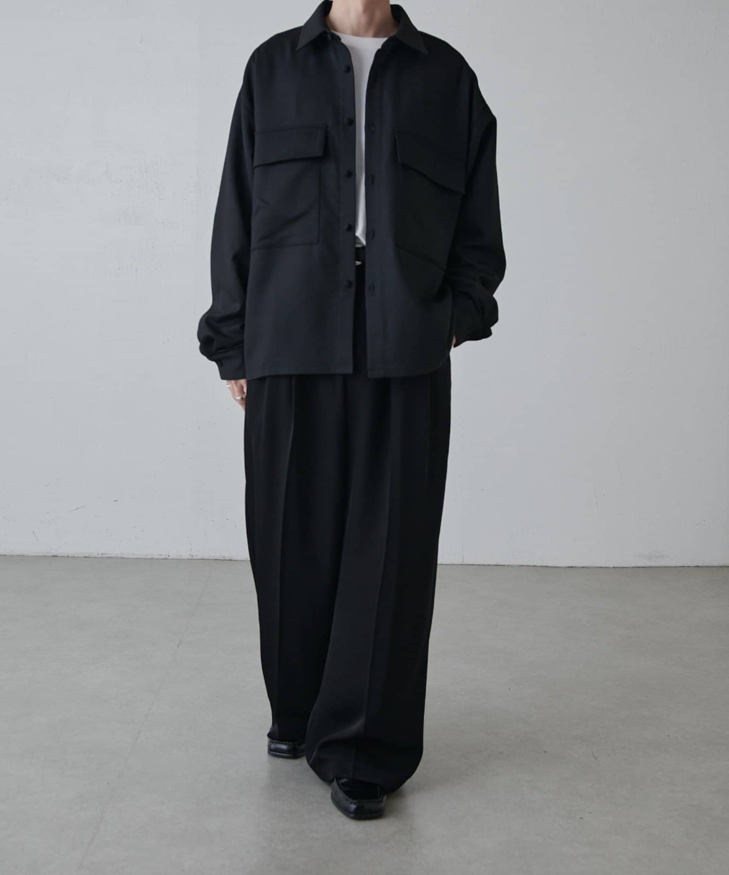 Lui's(ルイス) ダブルポケットオーバーシャツブルゾン