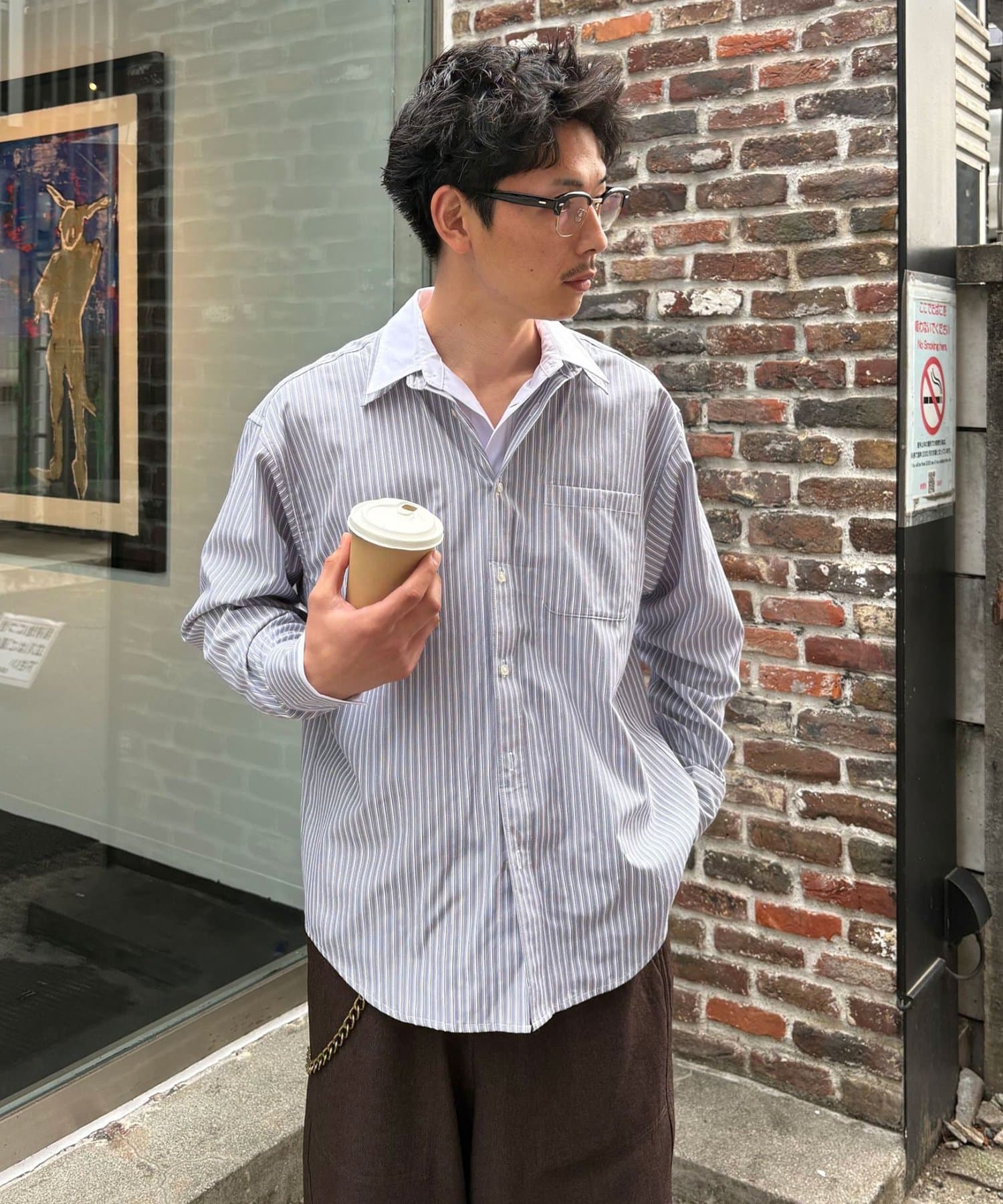 CIAOPANIC(チャオパニック) レイヤードダブルカラーシャツ