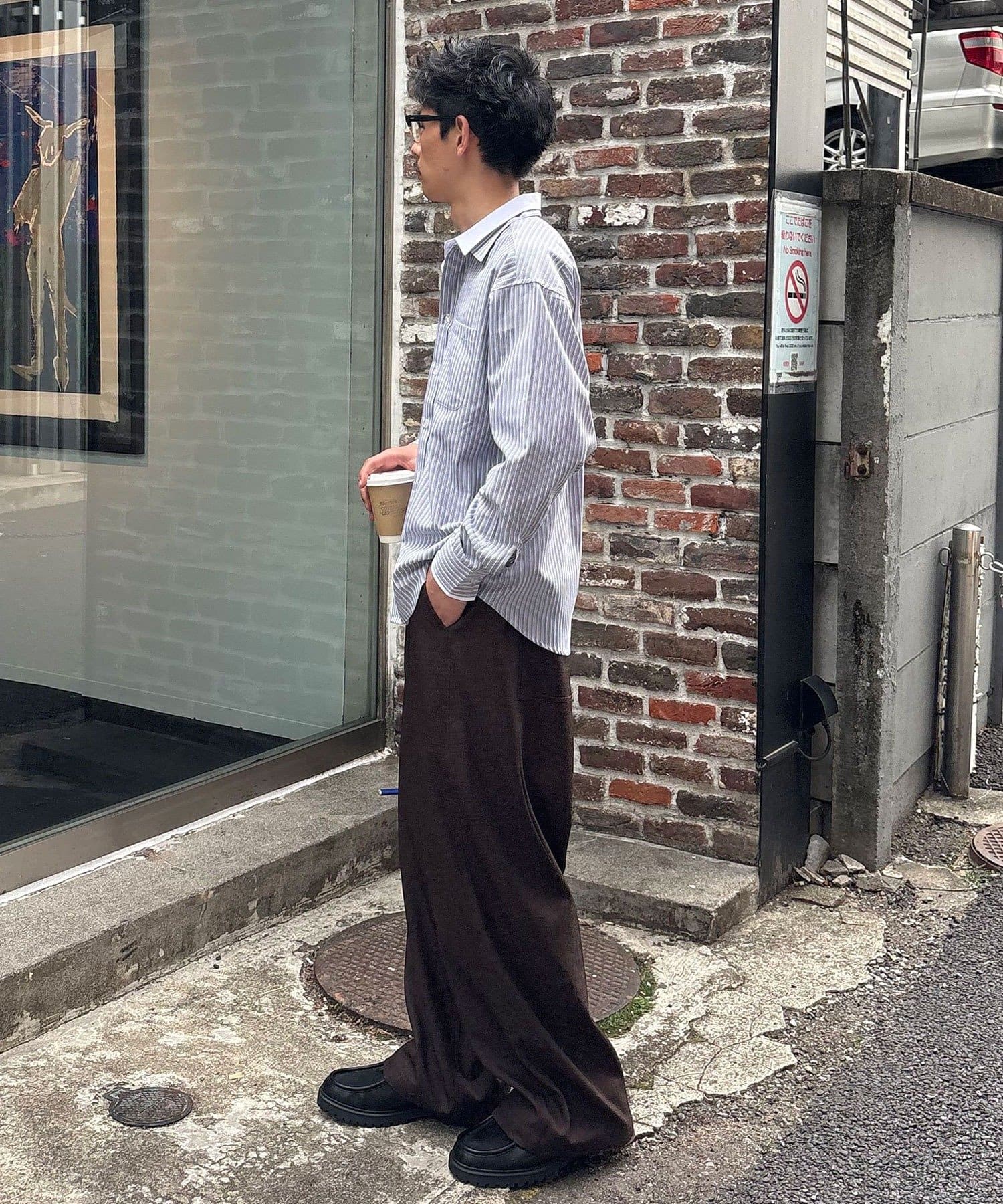 CIAOPANIC(チャオパニック) レイヤードダブルカラーシャツ