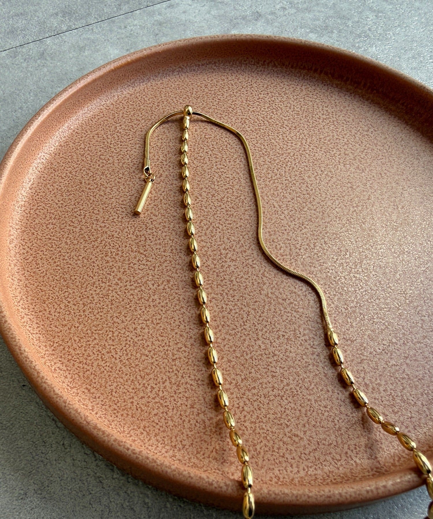 DOUDOU(ドゥドゥ) 変形ボールチェーンスライダーネックレス