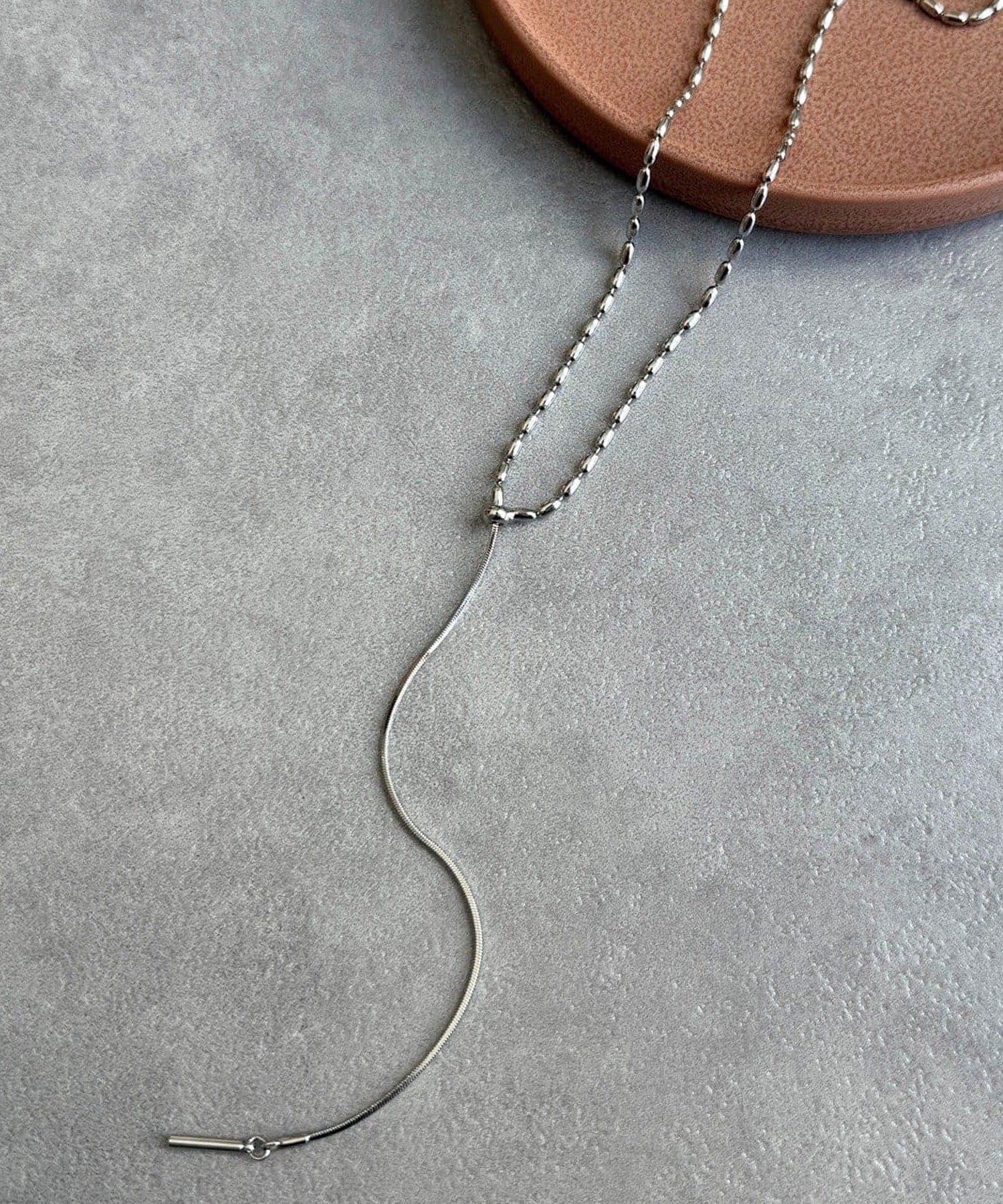 DOUDOU(ドゥドゥ) 変形ボールチェーンスライダーネックレス