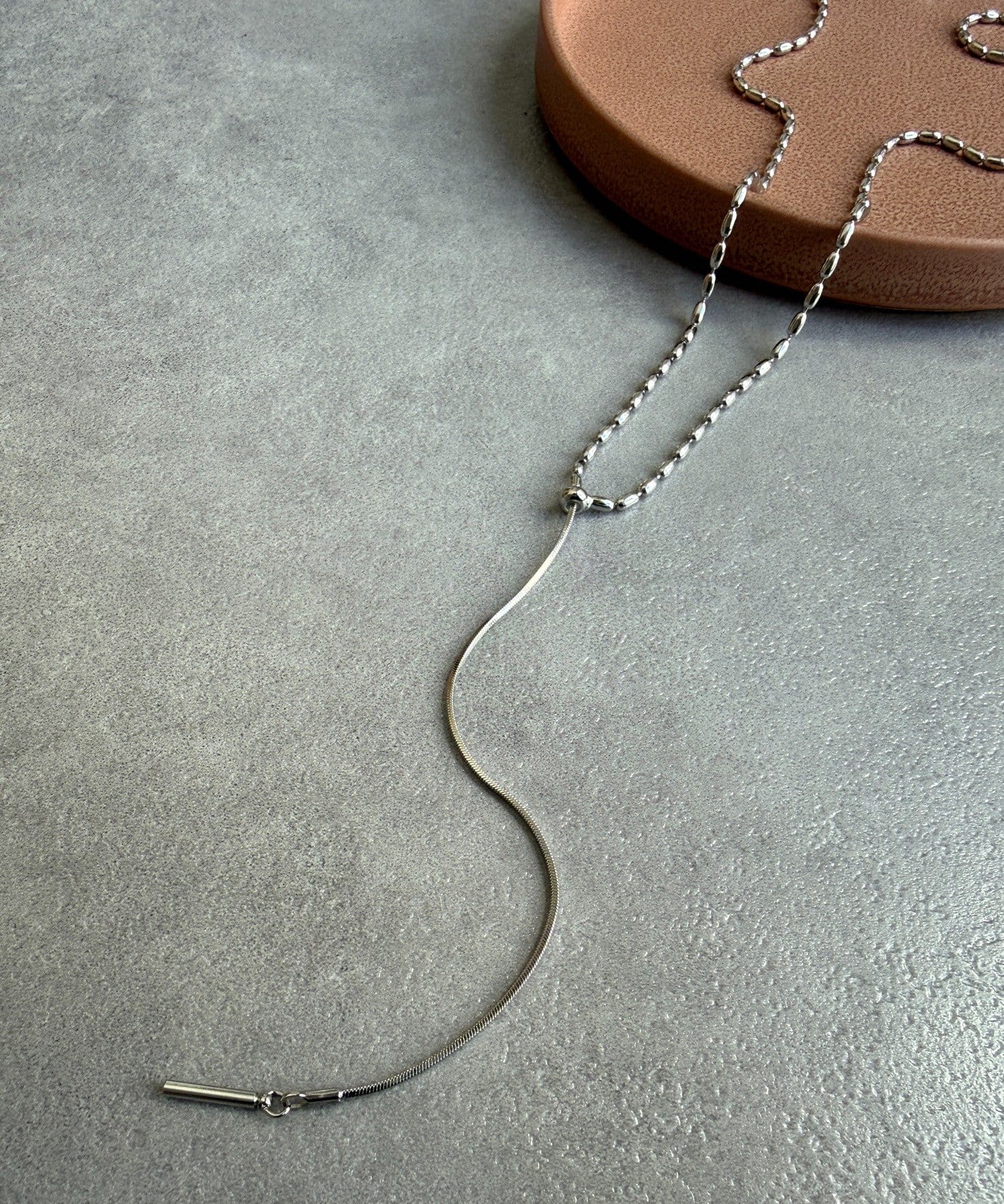 DOUDOU(ドゥドゥ) 変形ボールチェーンスライダーネックレス