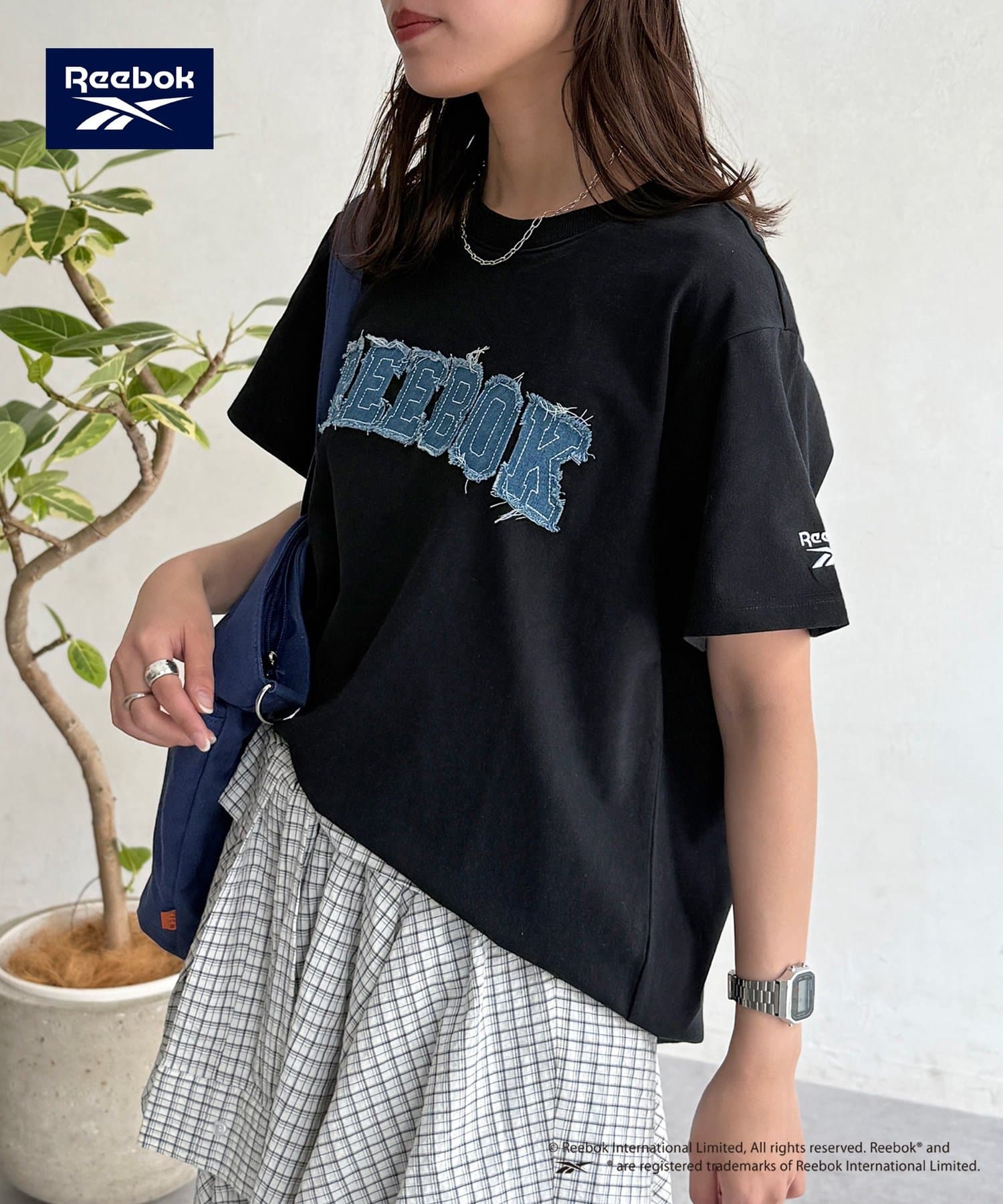 CPCM(シーピーシーエム) 【Reebok】デニムワッペンT