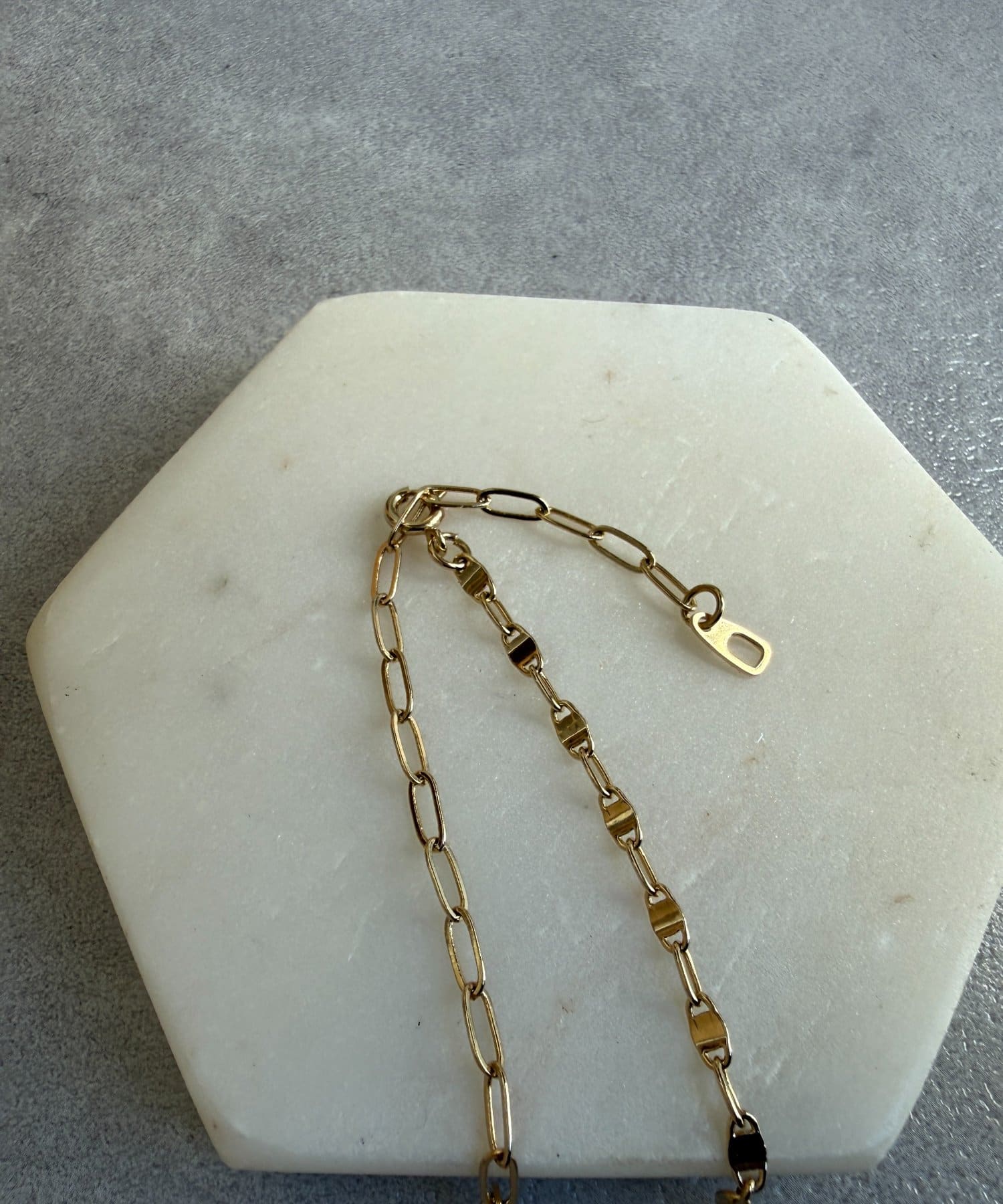 DOUDOU(ドゥドゥ) オーバルロングチェーンネックレス