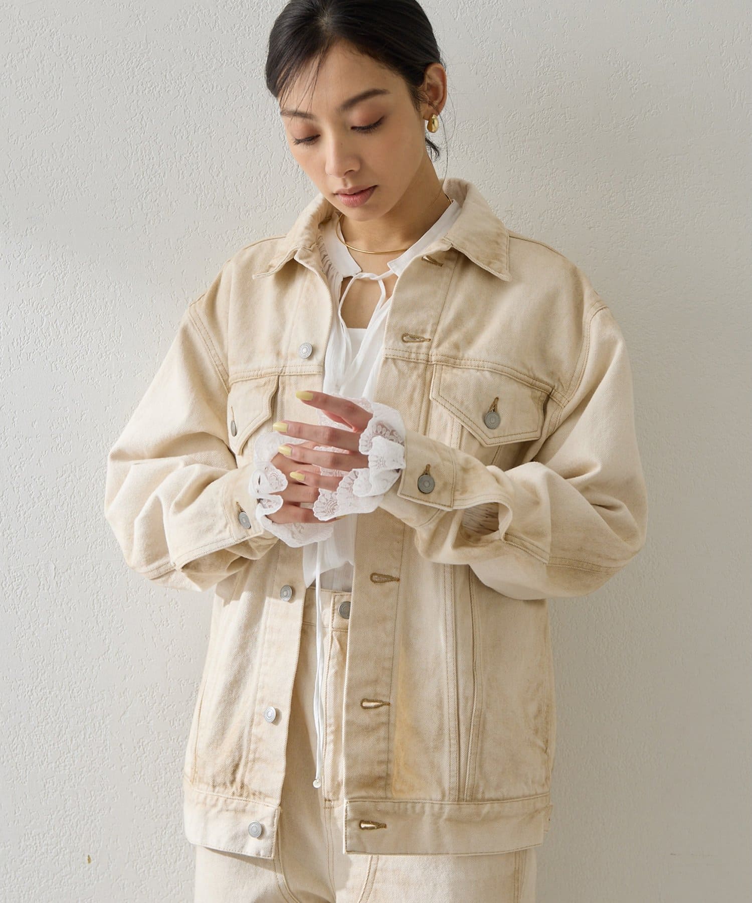 Whim Gazette(ウィム ガゼット) サンフェードデニムGジャン