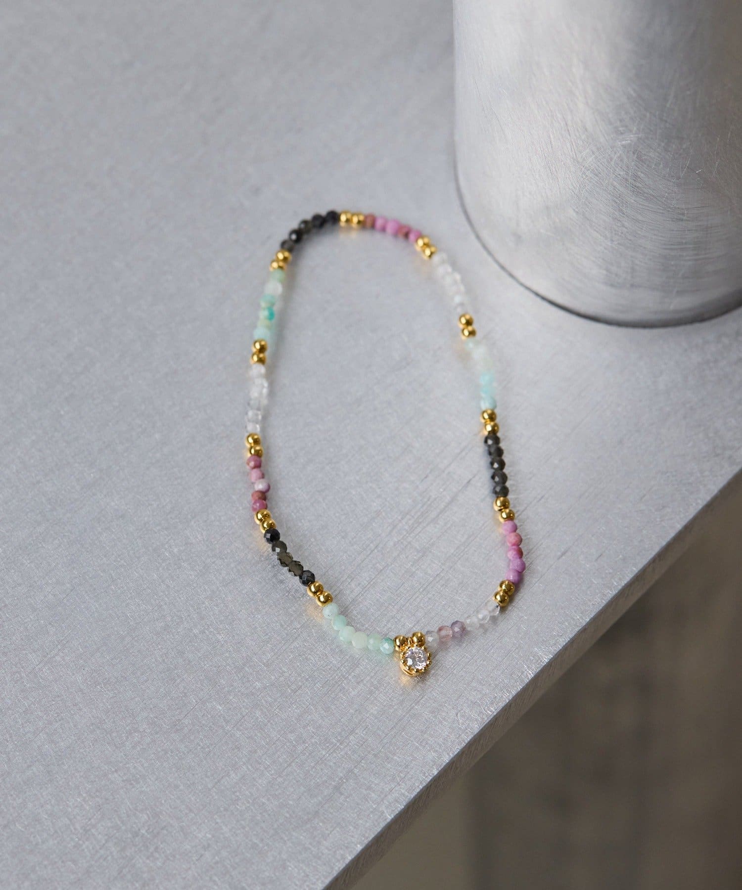 ear PAPILLONNER(イア パピヨネ) 《スターリングシルバー使用》グラデストーンブレスレット