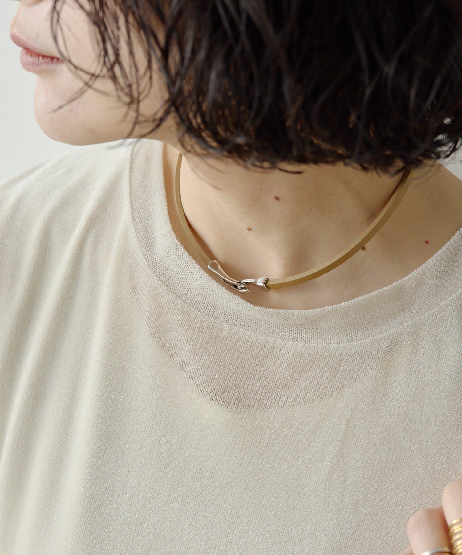 ear PAPILLONNER(イア パピヨネ) 2連シンプルフックブレスレット