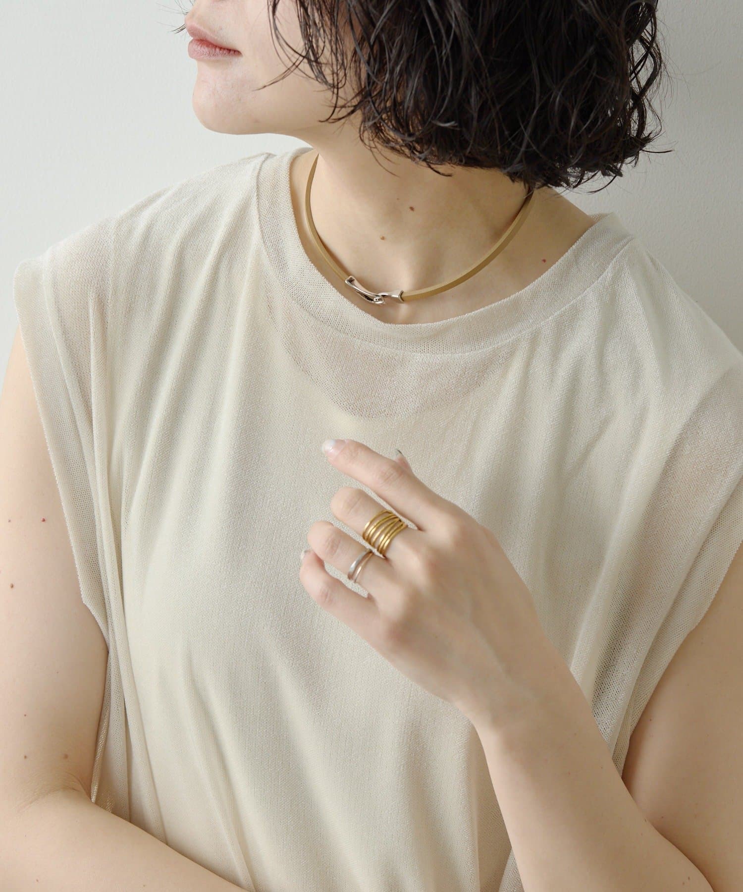 ear PAPILLONNER(イア パピヨネ) 2連シンプルフックブレスレット