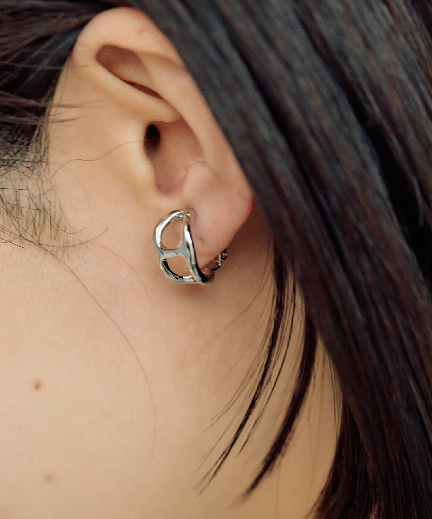 ear PAPILLONNER(イア パピヨネ) クリップフープイヤリング