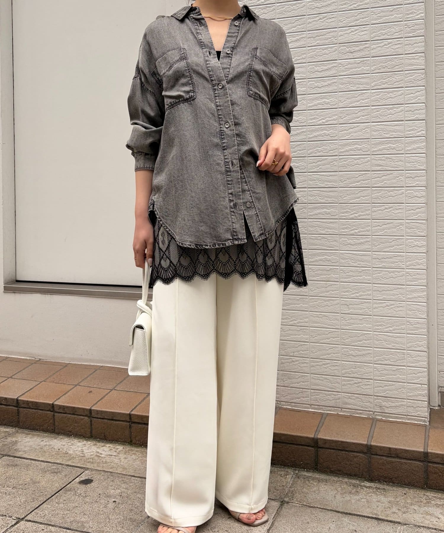 Jena　espace merveilleux(ジェナ　エスパスメルヴェイユ) ヘムレースキャミソール