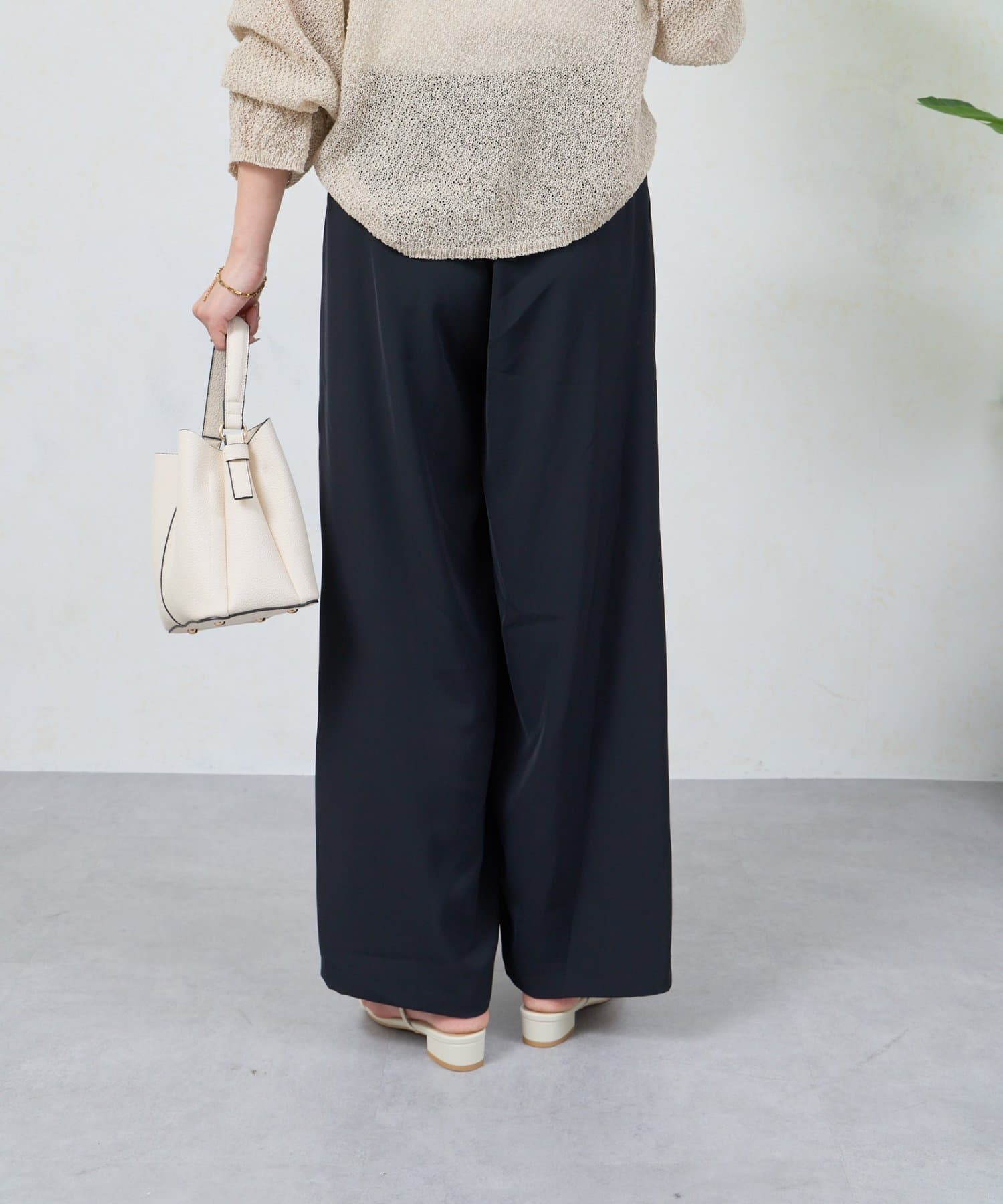 Jena　espace merveilleux(ジェナ　エスパスメルヴェイユ) ウエストゴムトロミパンツ