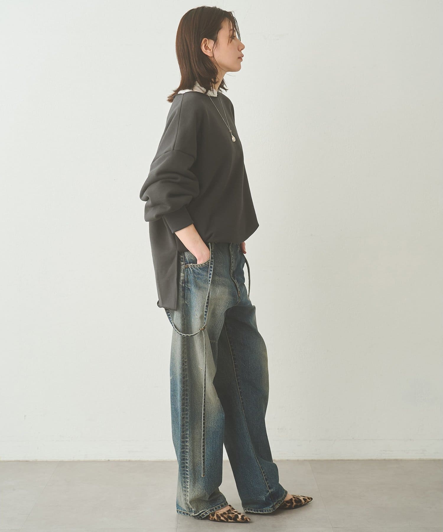 Whim Gazette(ウィム ガゼット) 【WEB＆一部店舗限定カラー】リラックススウェットプルオーバー