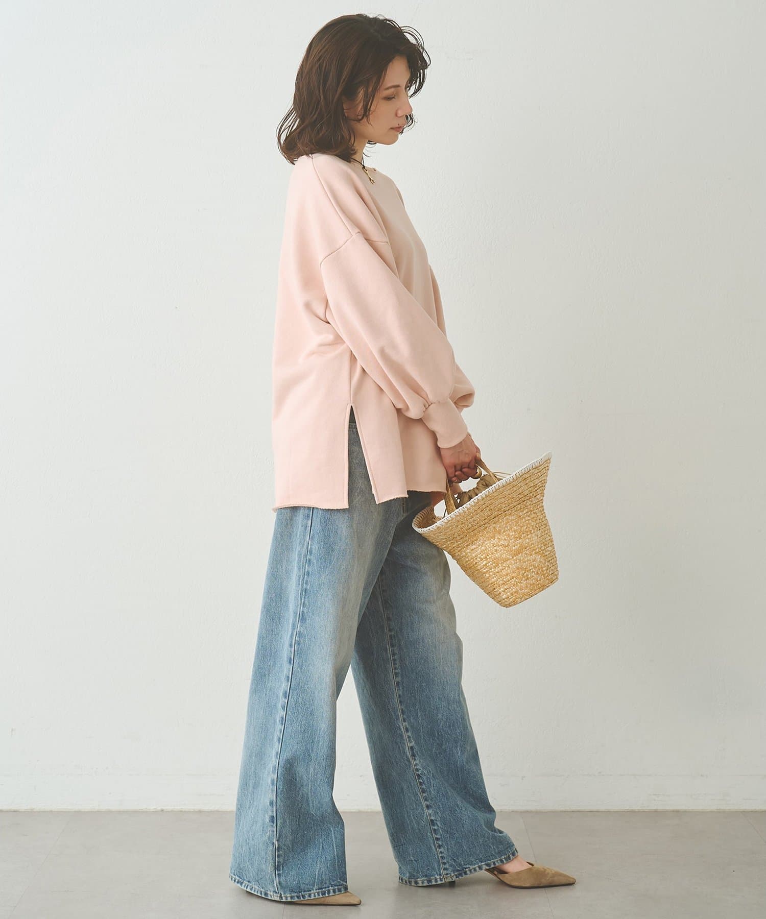 Whim Gazette(ウィム ガゼット) 【WEB＆一部店舗限定カラー】リラックススウェットプルオーバー