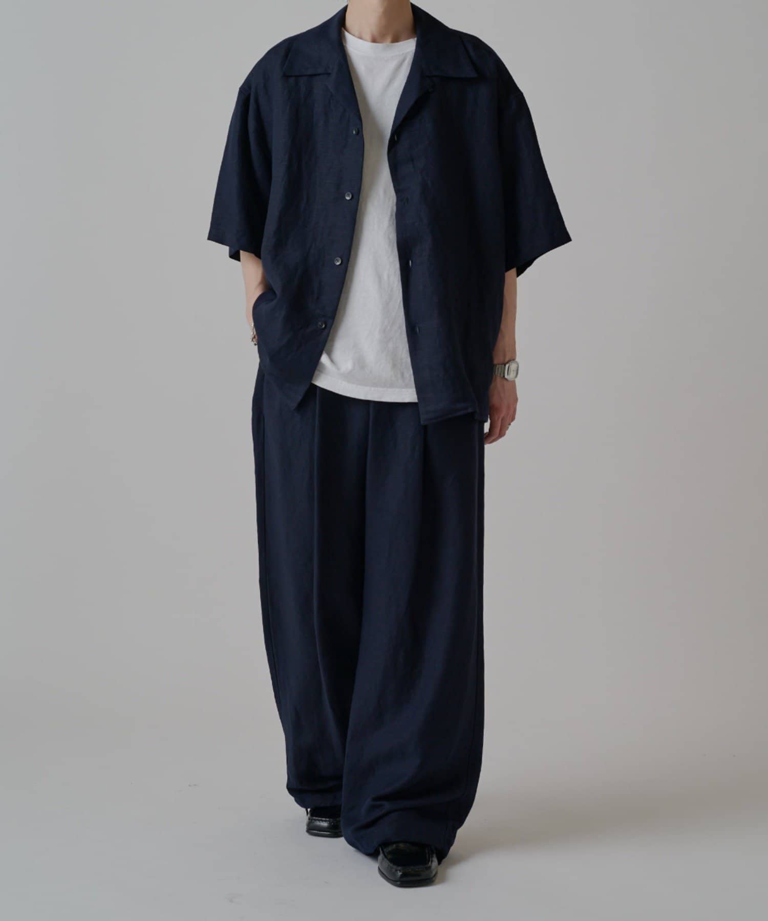 Lui's(ルイス) レーヨンリネンイージーパンツ